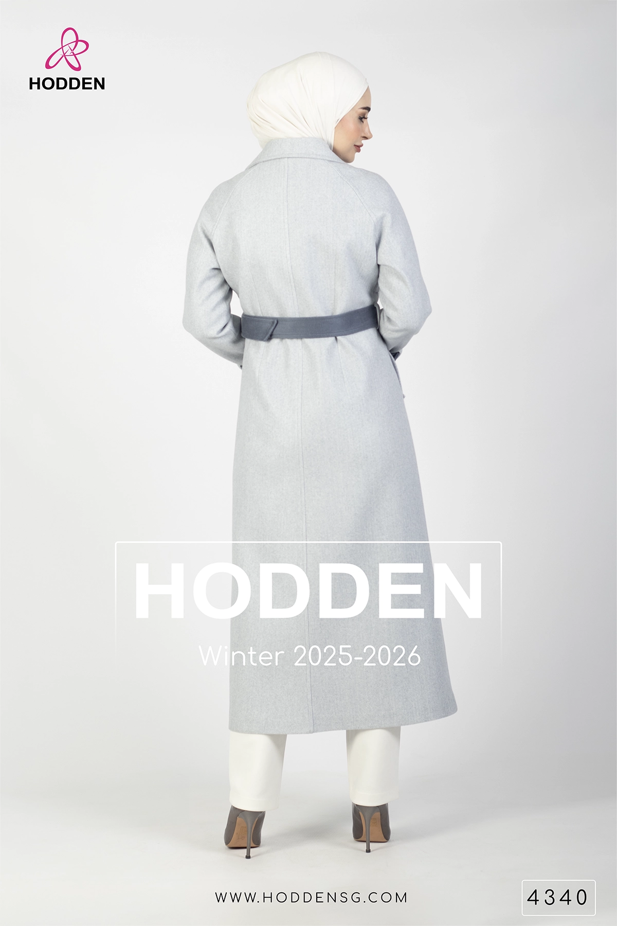 مانطو جوخ بكلة مدورة -4340 - الصورة 5