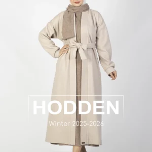 مانطو جوخ فلت مع فستان وشال -4343