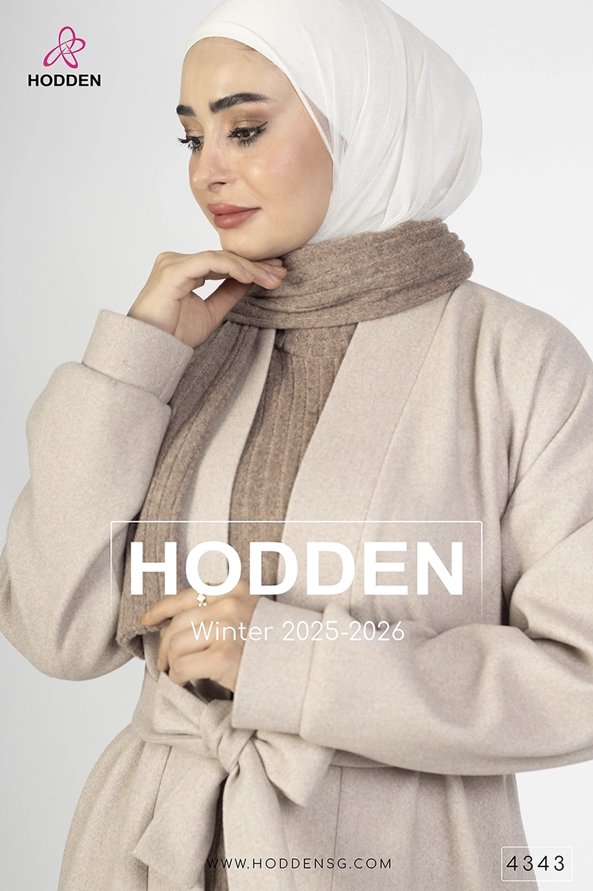 ⁦مانطو جوخ فلت مع فستان وشال -4343⁩ - الصورة ⁦6⁩