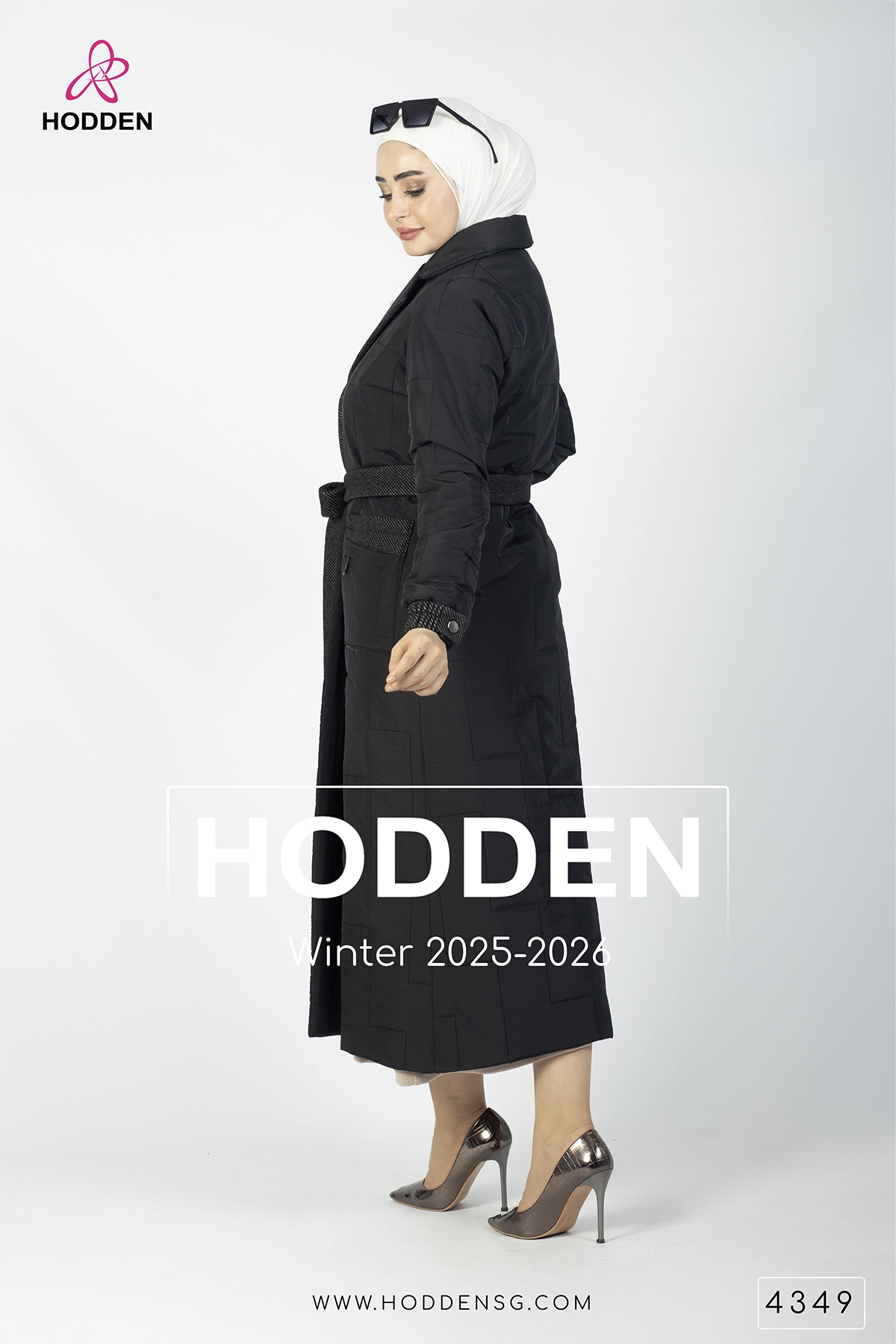 مانطو برشوت مع جوخ محزز -4349 - الصورة 5