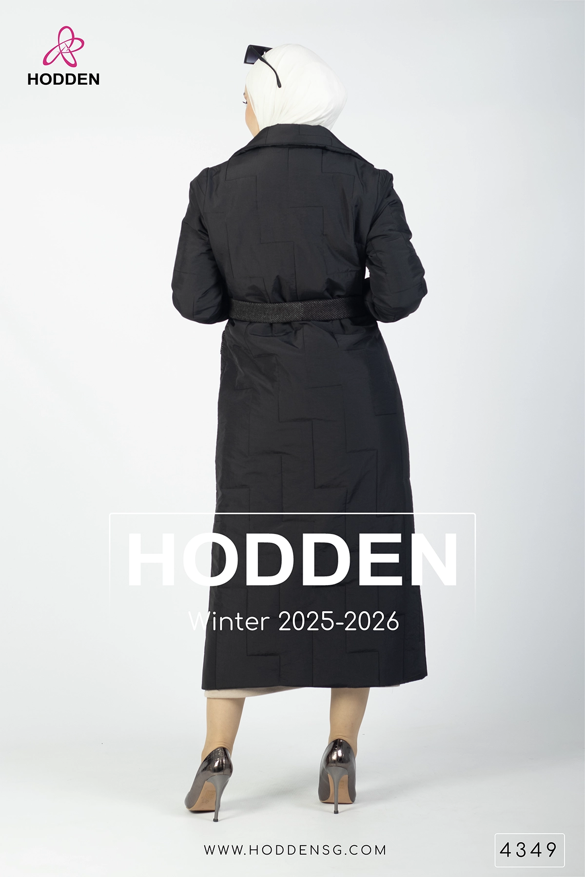 مانطو برشوت مع جوخ محزز -4349 - الصورة 9