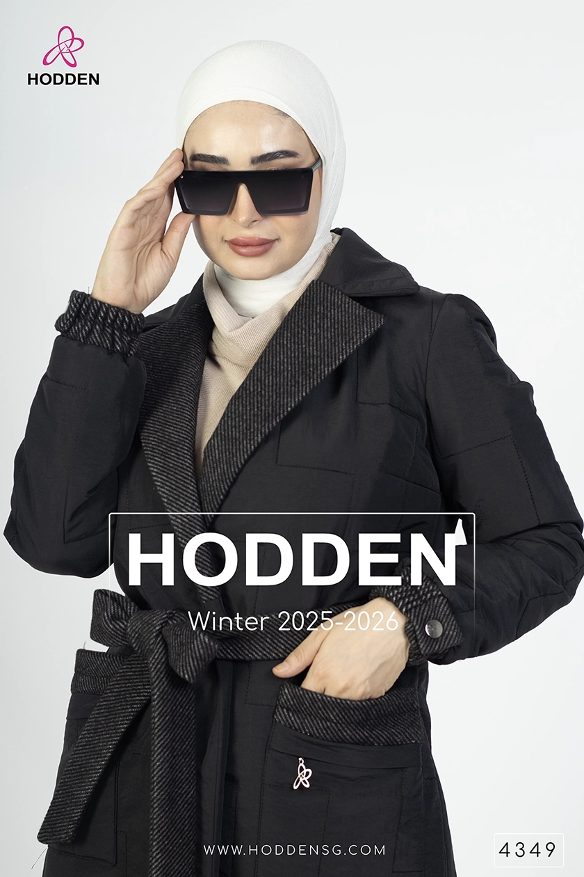 مانطو برشوت مع جوخ محزز -4349 - الصورة 2