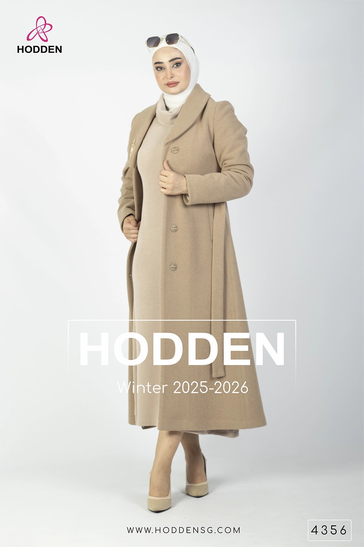 مانطو جوخ محزز قبه طرفين - 4356 - الصورة 2