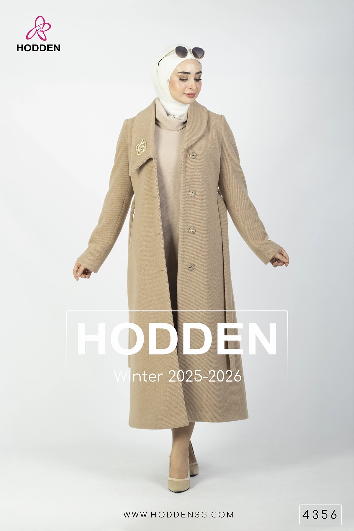 مانطو جوخ محزز قبه طرفين - 4356 - الصورة 3