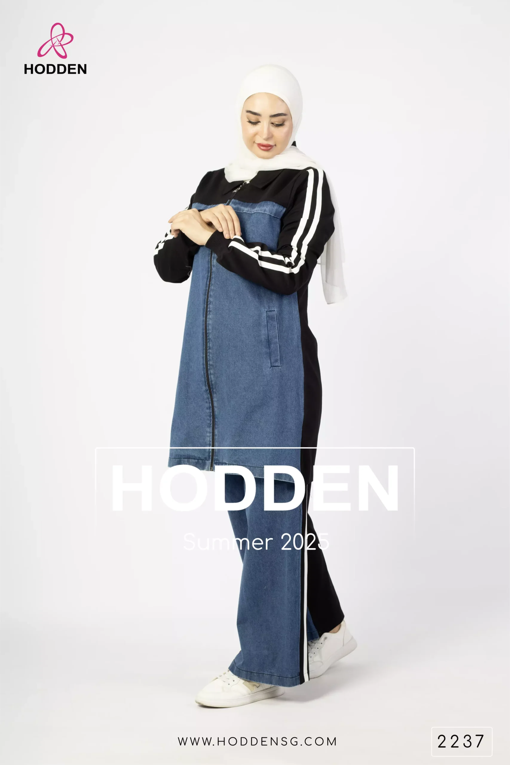 ⁦طقم قطن +جينز نصف جينز نصف قطن-2237⁩ - الصورة ⁦7⁩