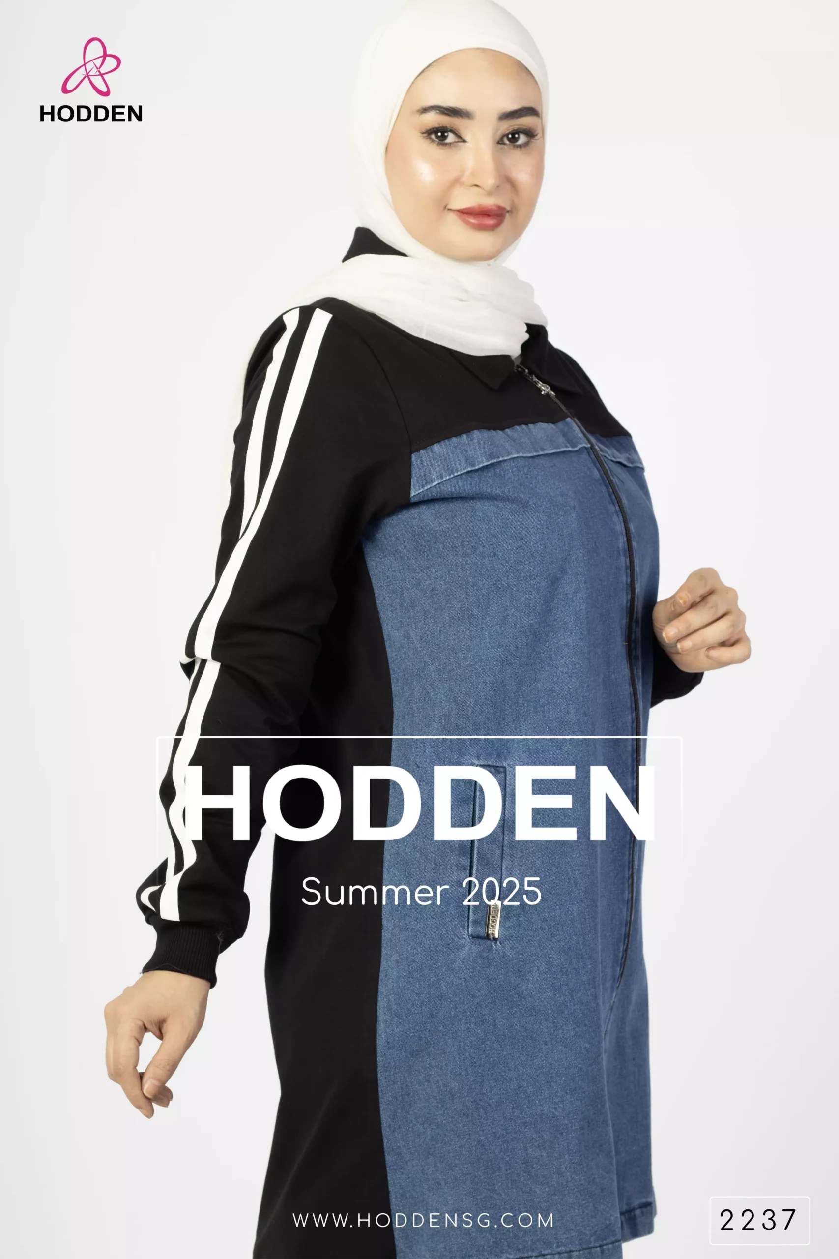 ⁦طقم قطن +جينز نصف جينز نصف قطن-2237⁩ - الصورة ⁦4⁩