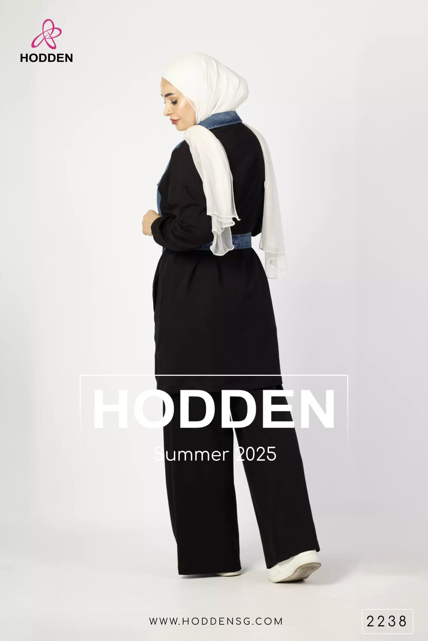 ⁦طقم قطن +جينز نصف جينز نصف قطن-2238⁩ - الصورة ⁦6⁩