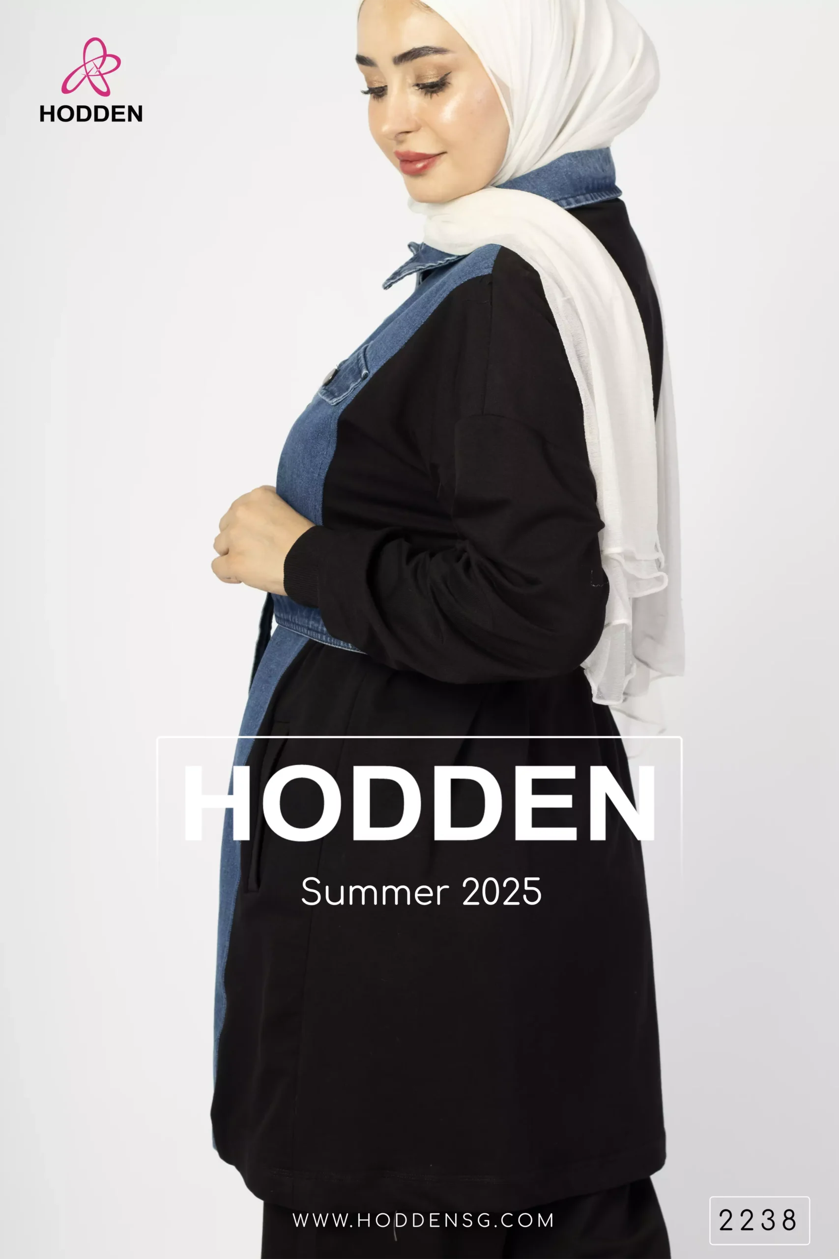 ⁦طقم قطن +جينز نصف جينز نصف قطن-2238⁩ - الصورة ⁦7⁩