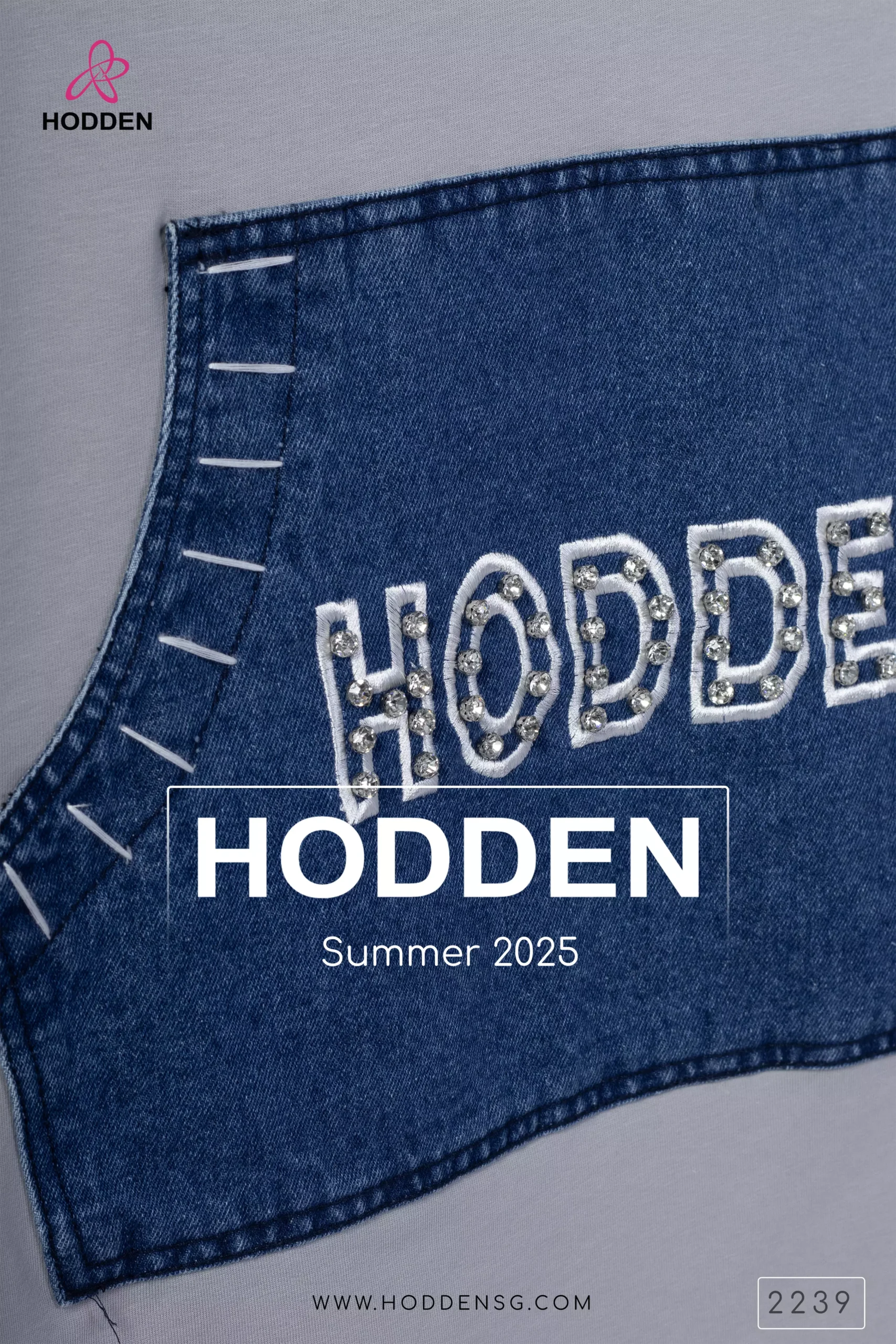 ⁦كنزه هودي جيبه جينز-2240⁩ - الصورة ⁦7⁩