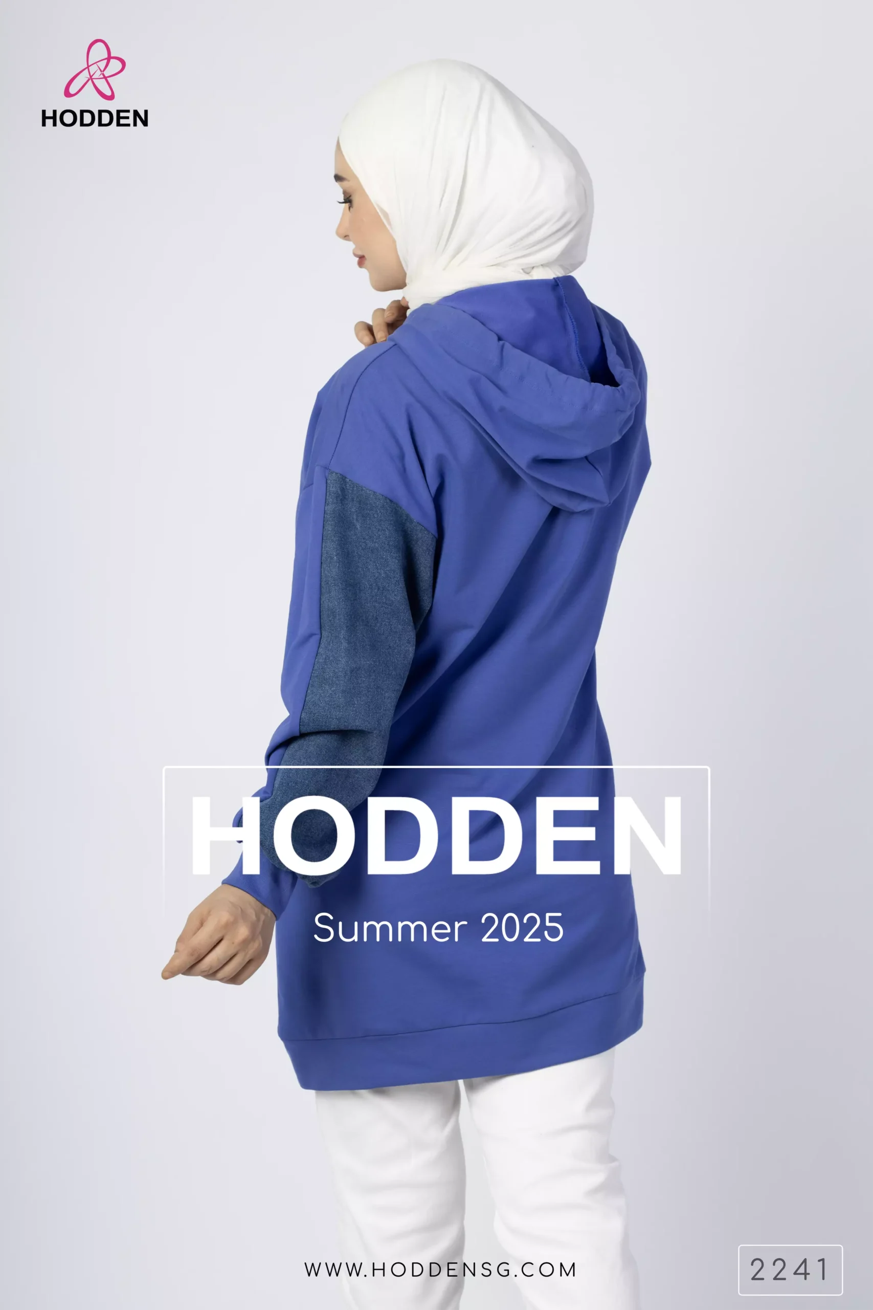 ⁦2241 -كنزه قطن مصف صدر جينز⁩ - الصورة ⁦7⁩