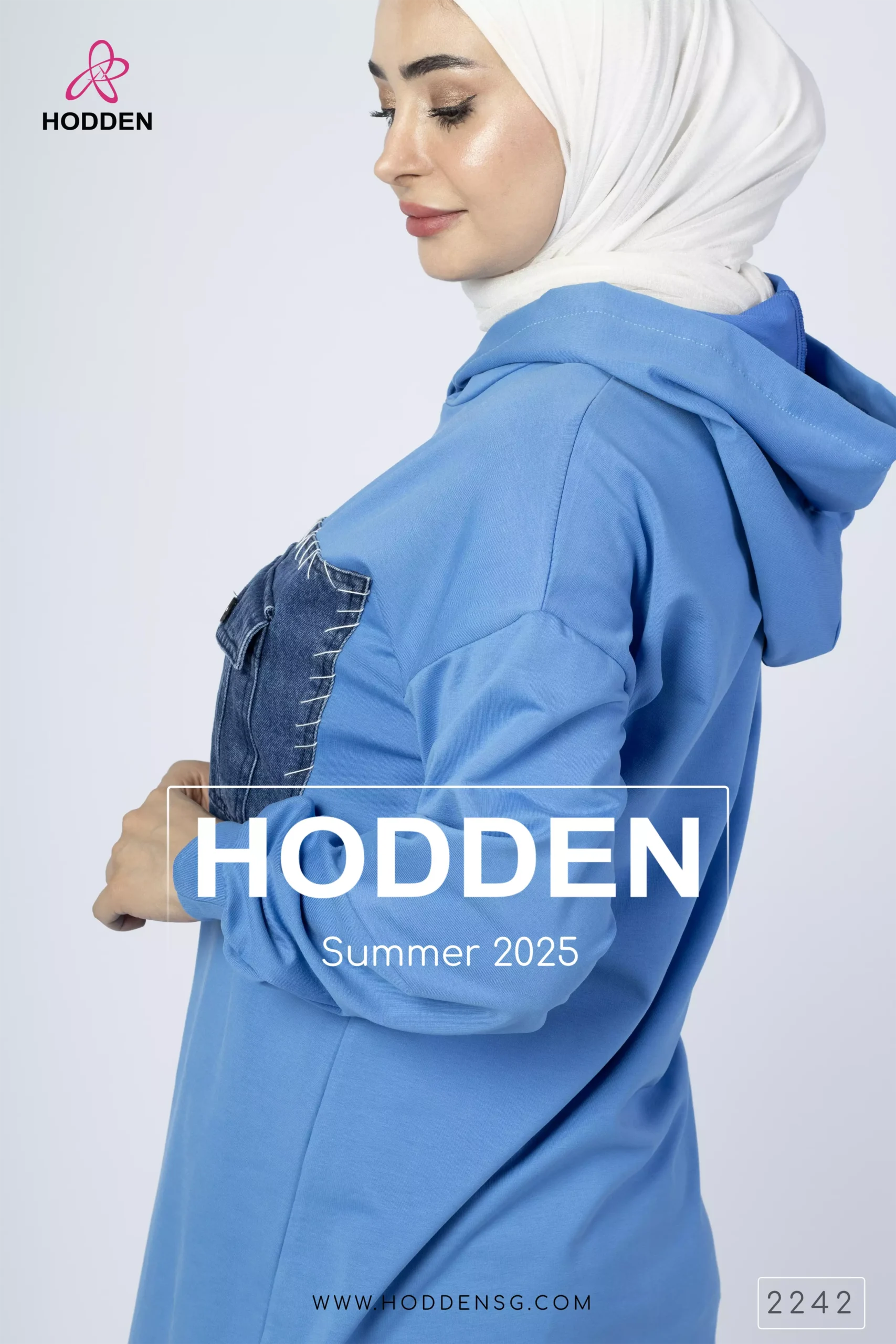 ⁦كنزه قطن جينز على صدر -2242⁩ - الصورة ⁦5⁩