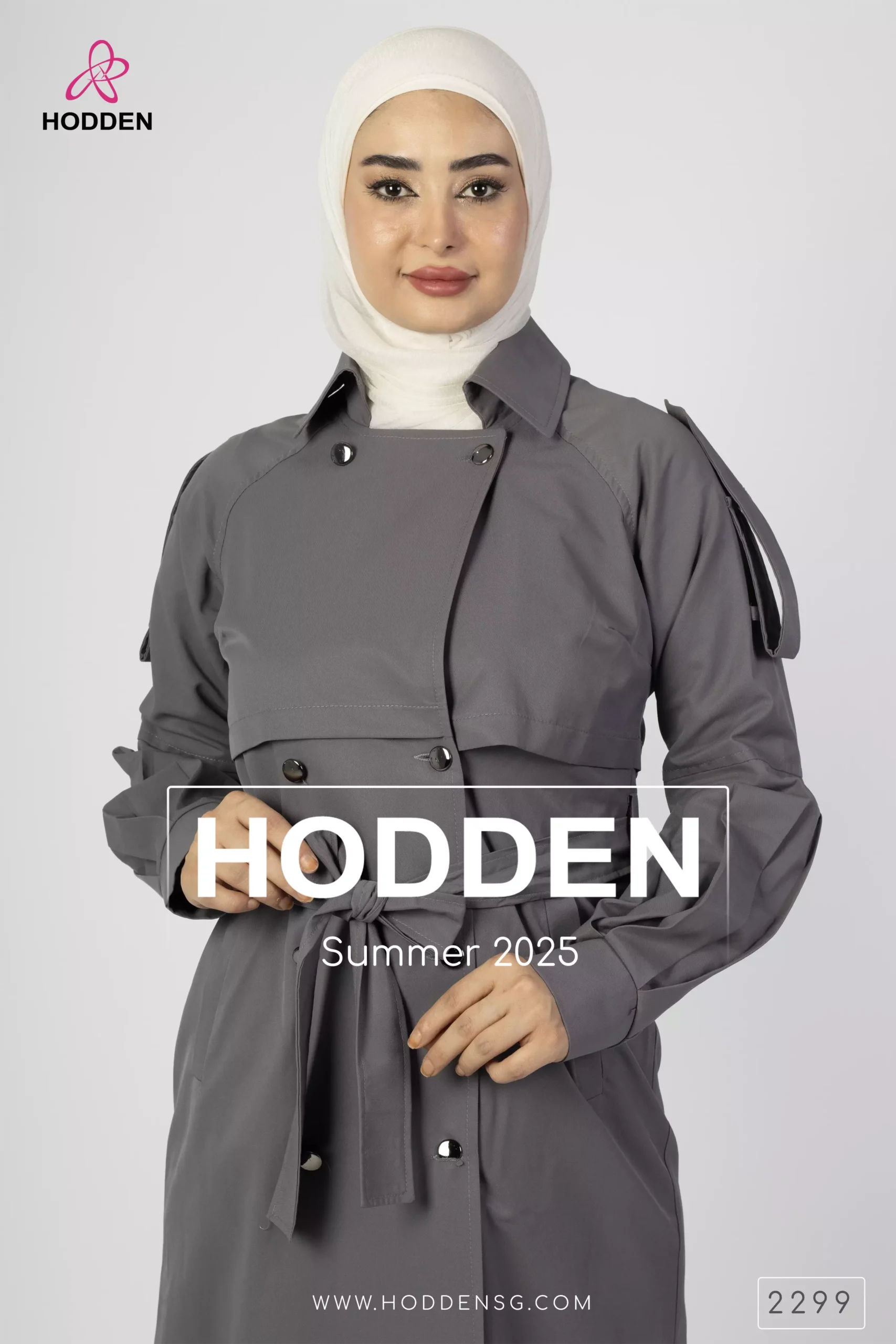 ⁦مانطو قماشة روزا -2299⁩ - الصورة ⁦2⁩