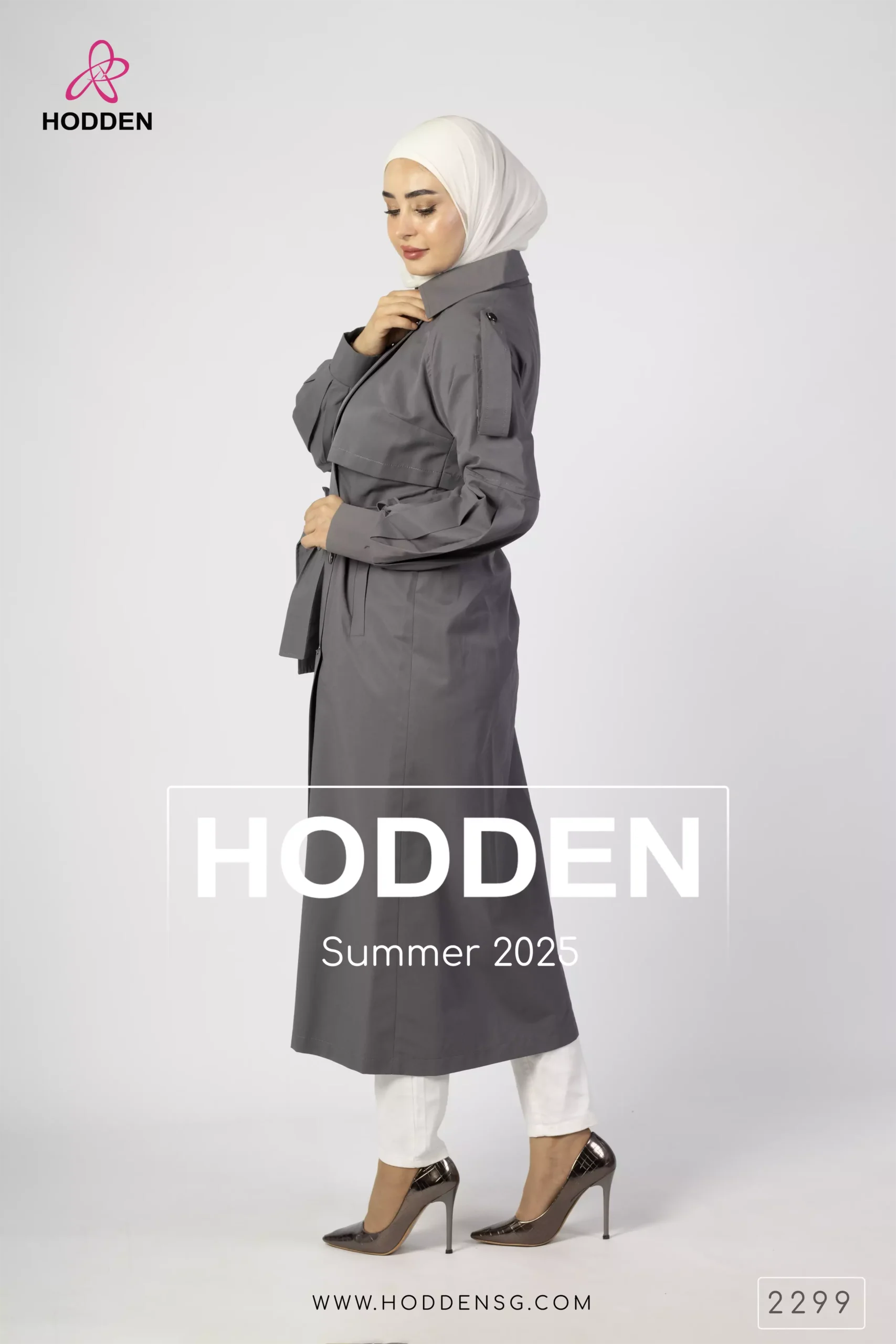 ⁦مانطو قماشة روزا -2299⁩ - الصورة ⁦5⁩