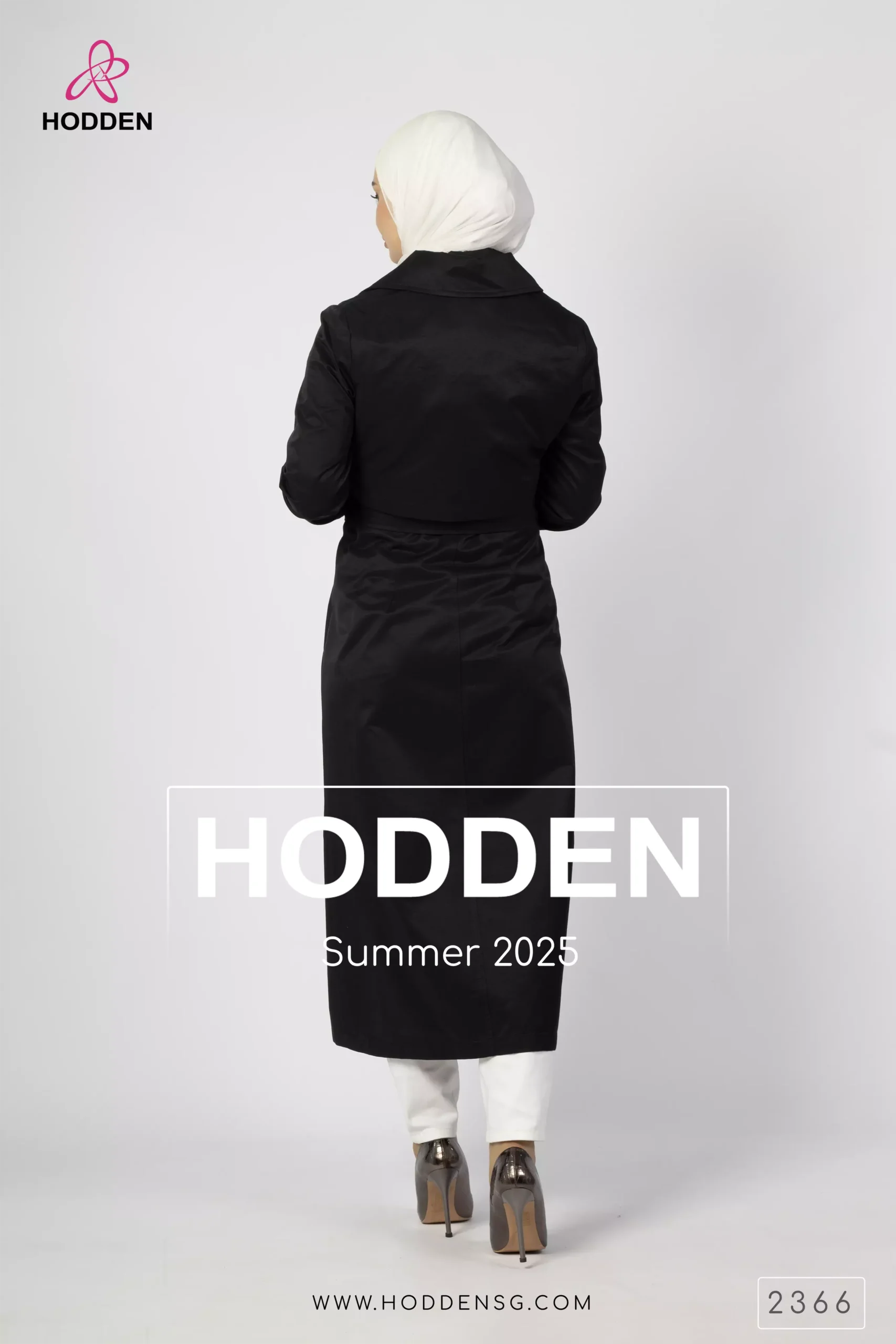 ⁦مانطو 2قطعة طويل حفر+جاكيت قصير كم-2366⁩ - الصورة ⁦4⁩