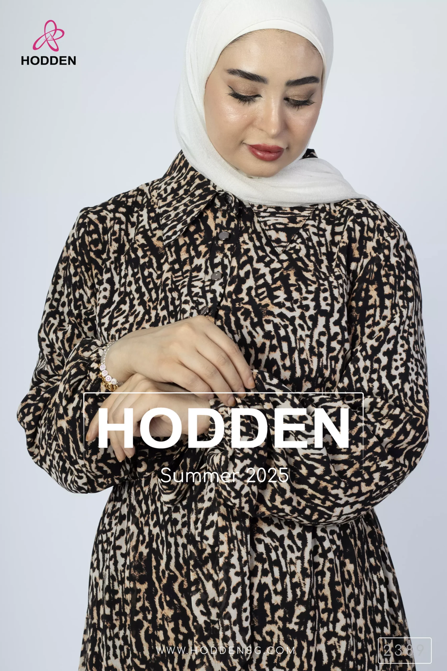 ⁦فستان شيفون مبطن -2389⁩ - الصورة ⁦6⁩