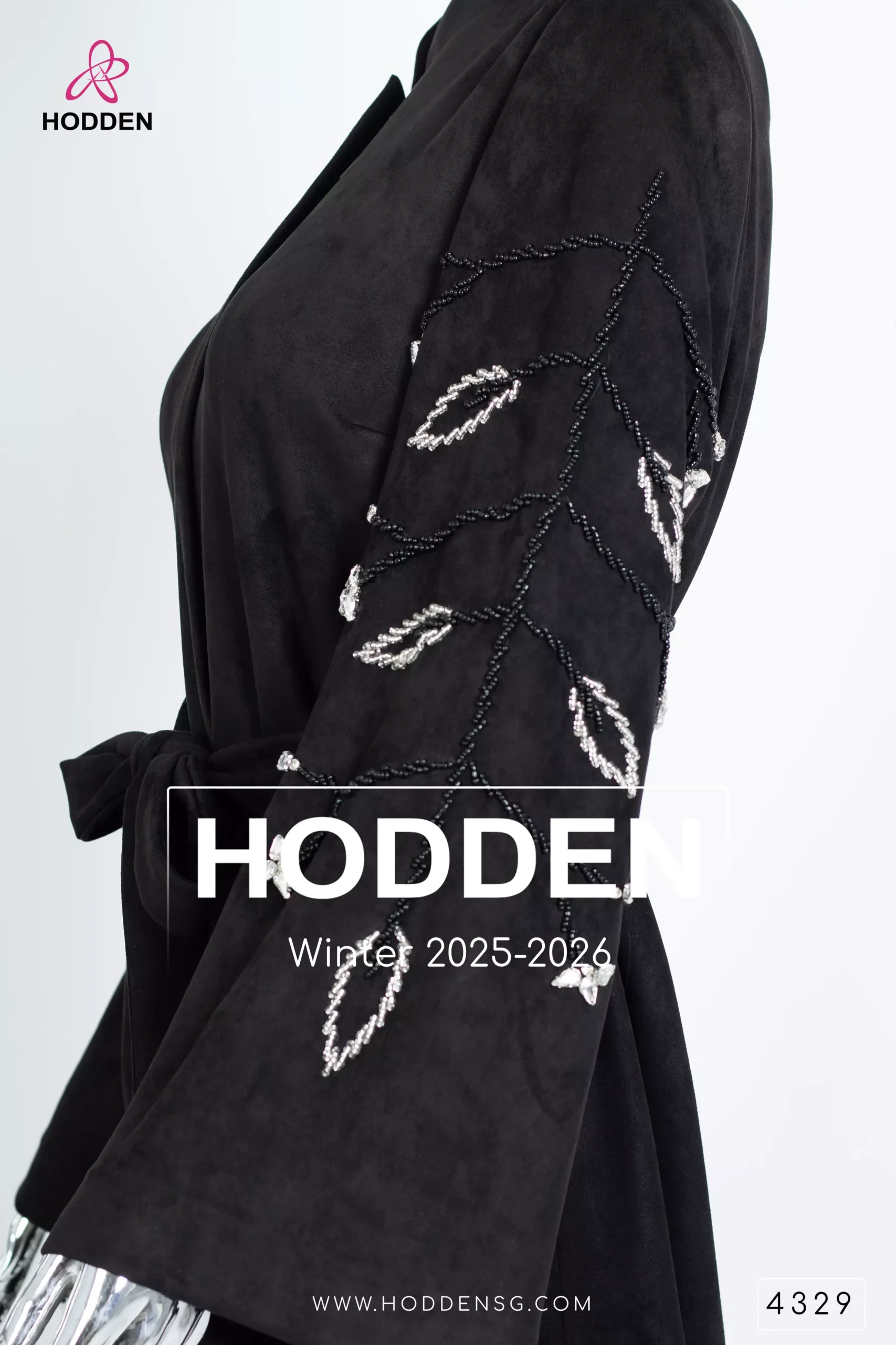 ⁦عباية مخمل كم عرق - 4329⁩ - الصورة ⁦11⁩