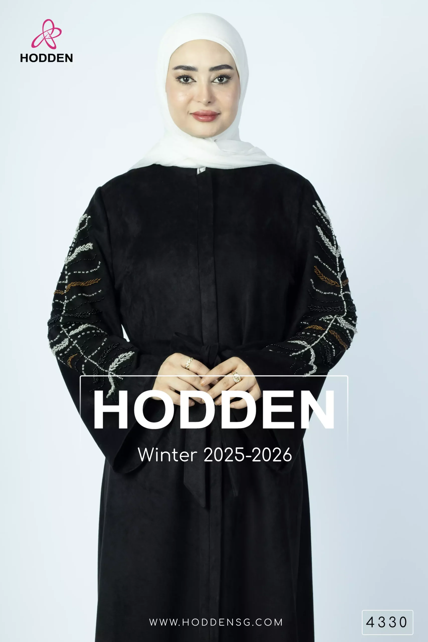 ⁦عباية مخمل كم عرق - 4330⁩ - الصورة ⁦6⁩