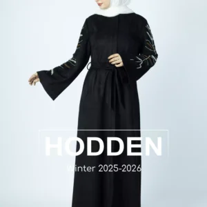 عباية مخمل كم عرق - 4330