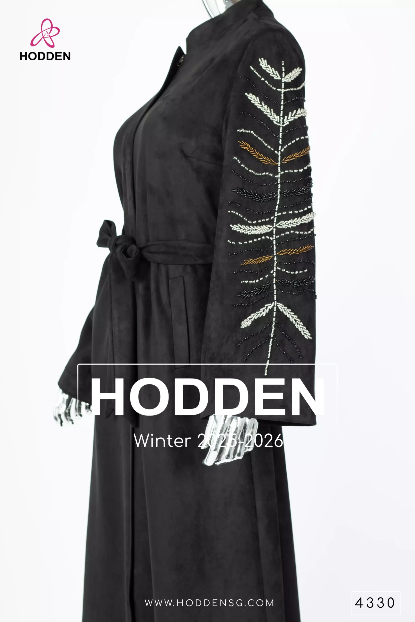 ⁦عباية مخمل كم عرق - 4330⁩ - الصورة ⁦12⁩