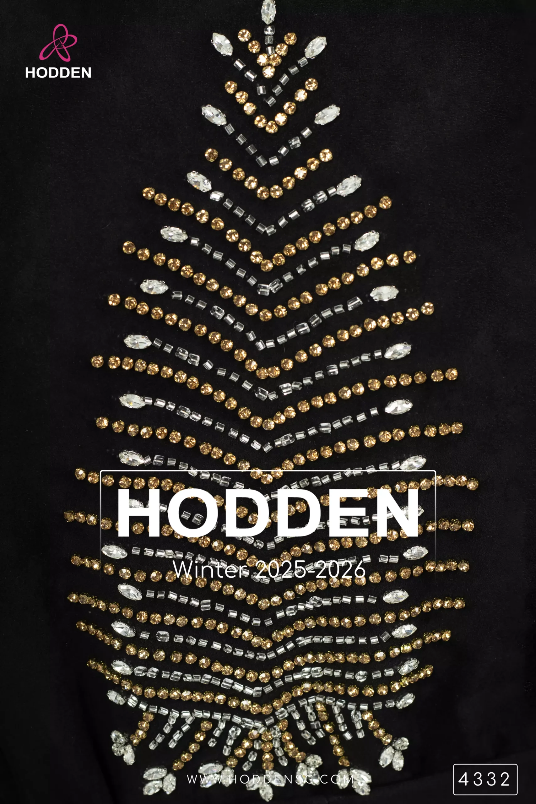 ⁦عباية مخمل سويد شك سنبله - 4332⁩ - الصورة ⁦8⁩