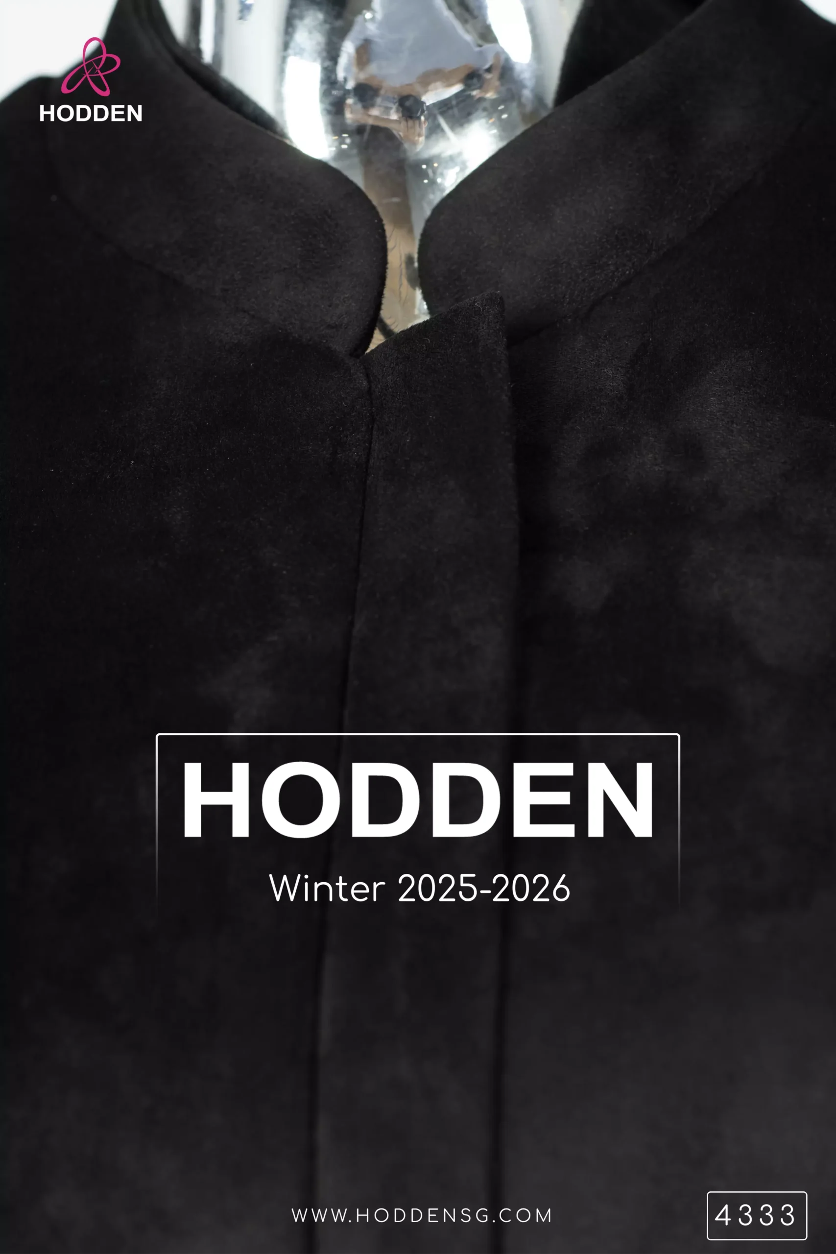 ⁦عباية مخمل سويد شك شعاع - 4333⁩ - الصورة ⁦11⁩