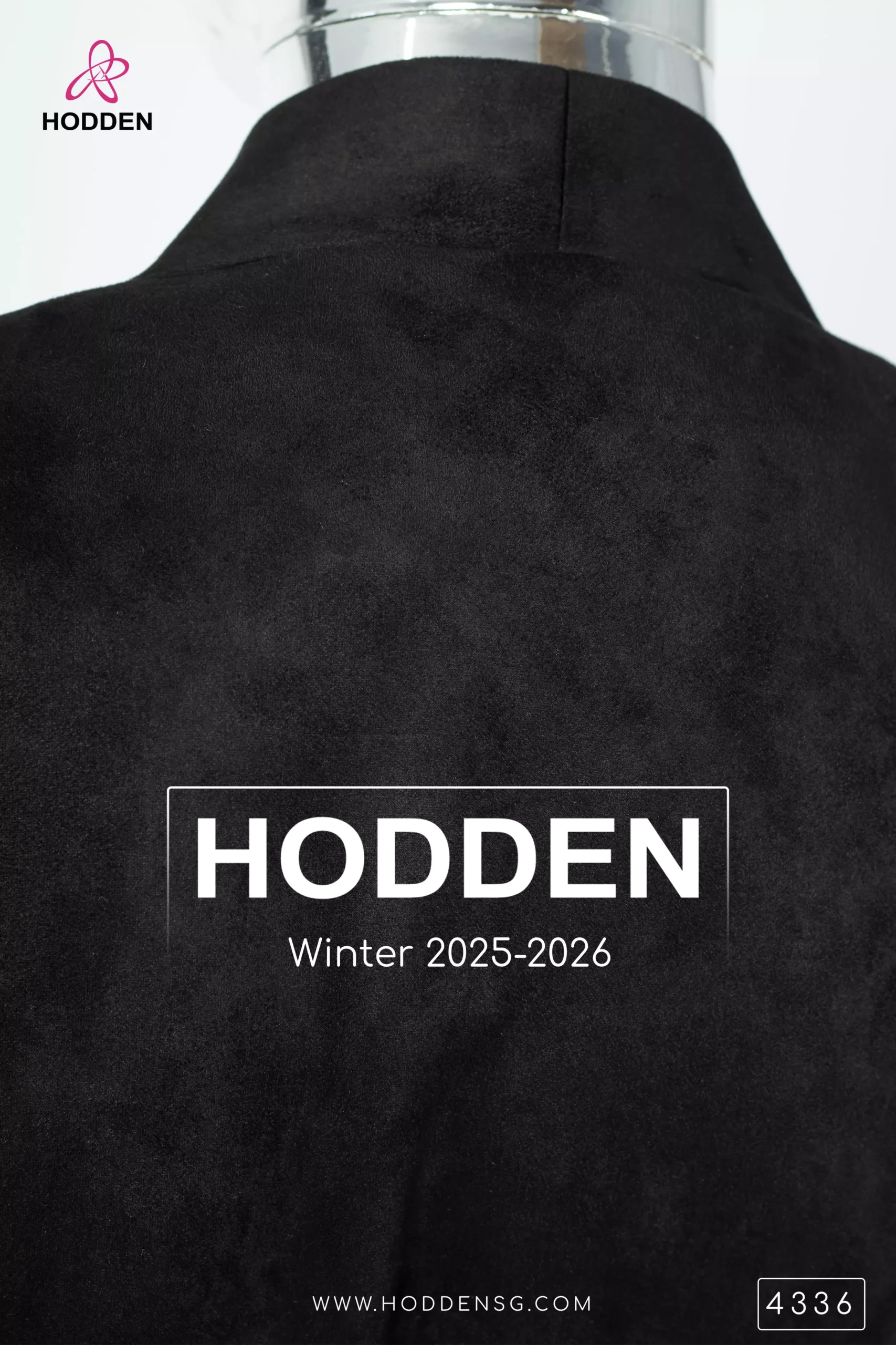 ⁦عباية مخمل سويد مع فستان - 4336⁩ - الصورة ⁦7⁩