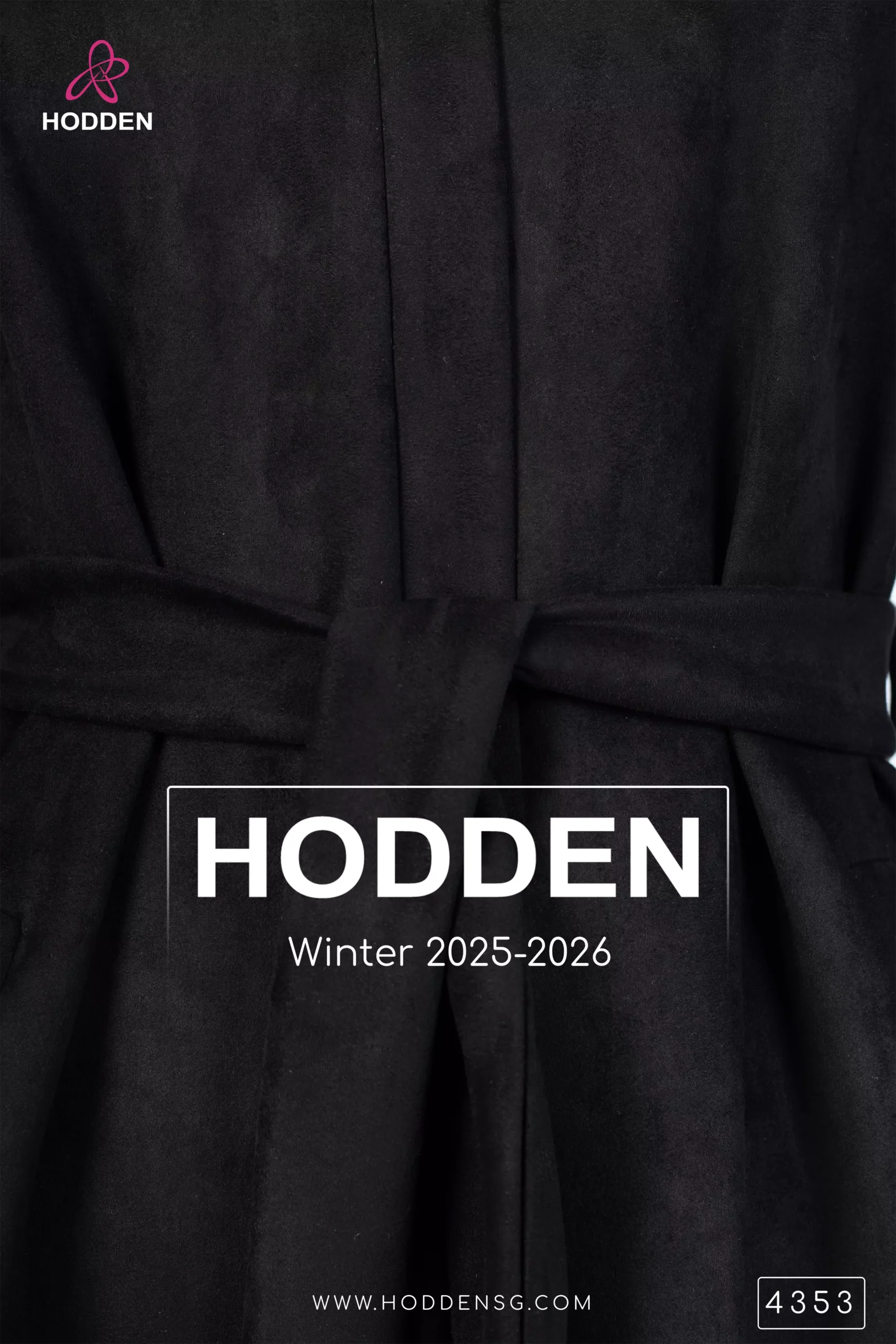 ⁦عباية مخمل سويد سك لوزه - 4353⁩ - الصورة ⁦8⁩