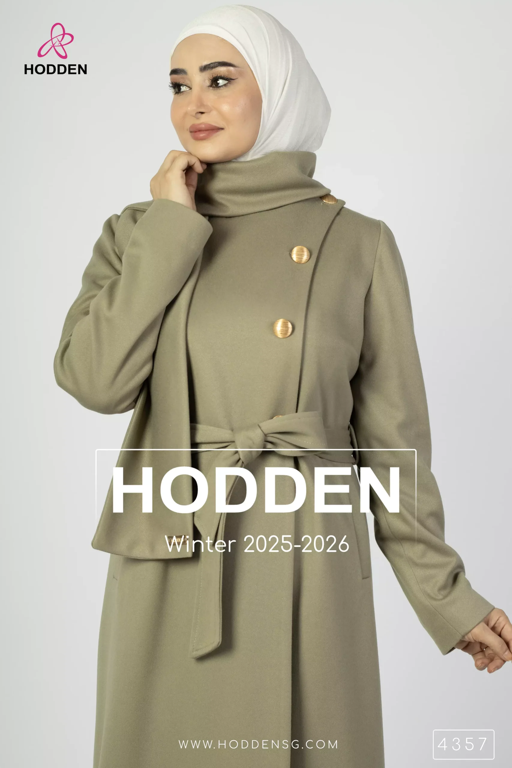 مانطو جوخ سحاب مع رده - 4357 - الصورة 3