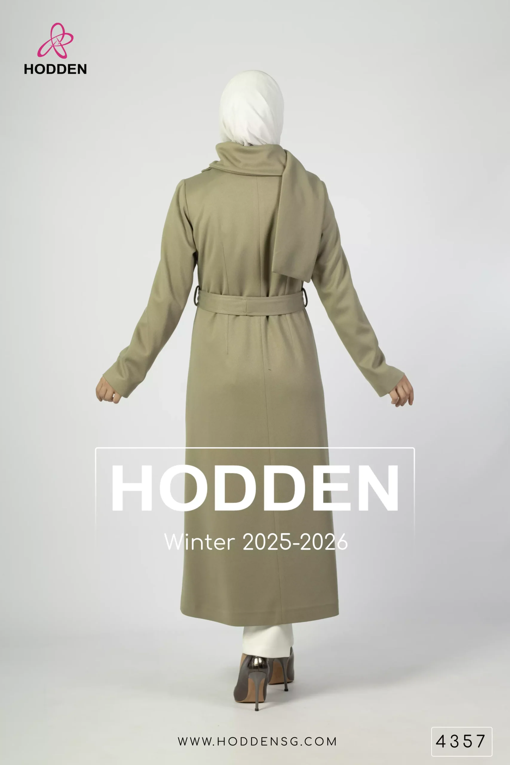 مانطو جوخ سحاب مع رده - 4357 - الصورة 2