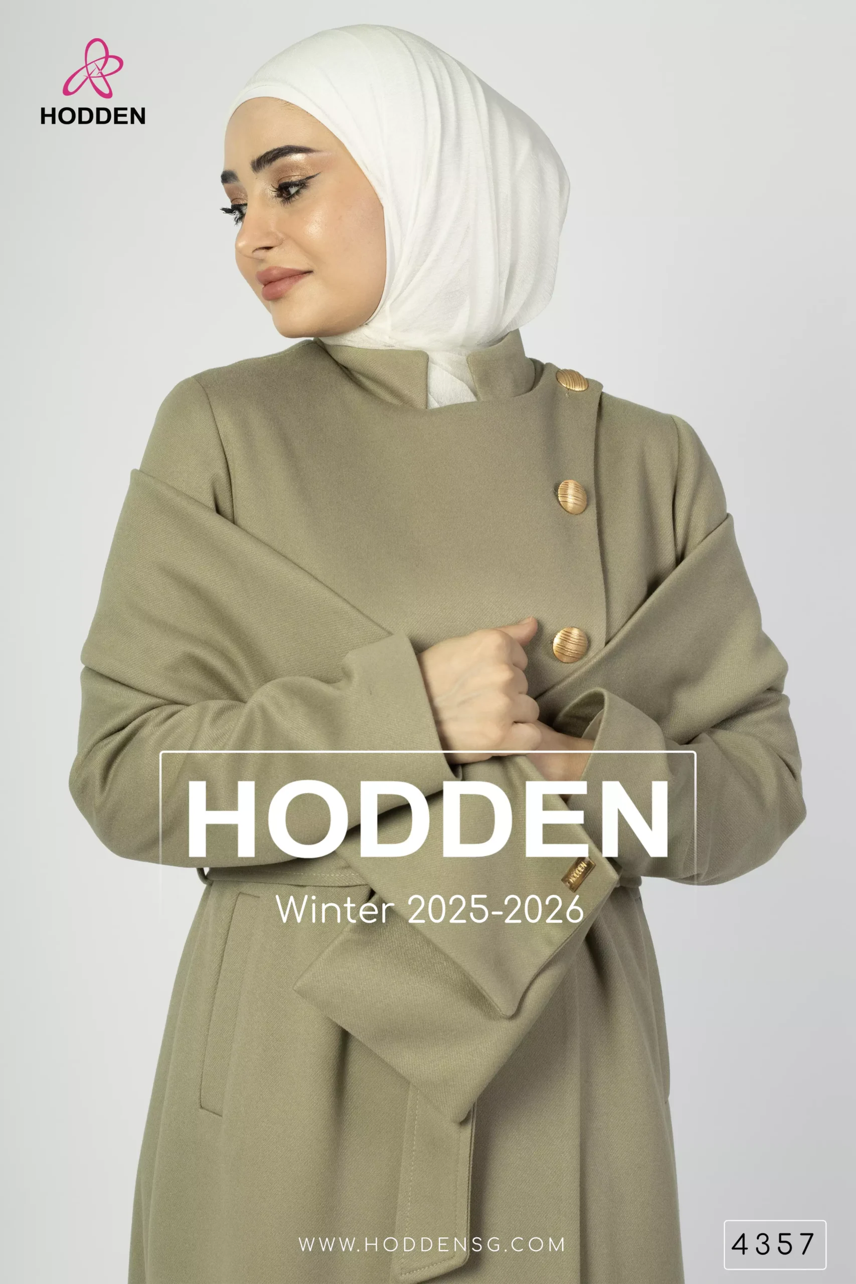 مانطو جوخ سحاب مع رده - 4357 - الصورة 8