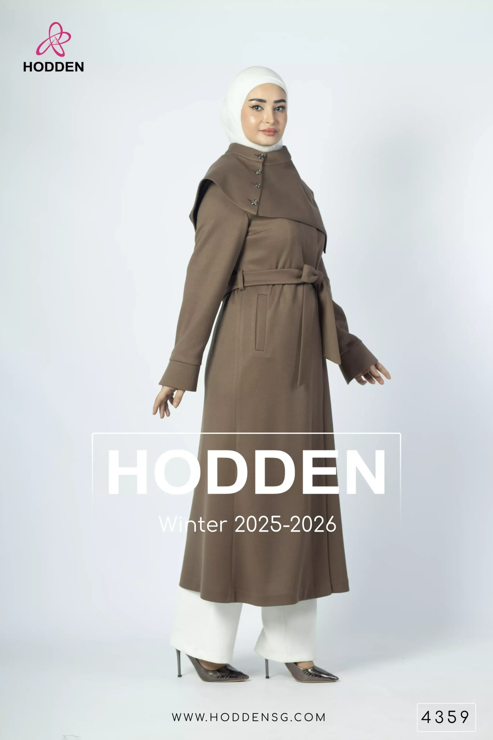 ⁦مانطو جوخ مع كب قصير - 4359⁩ - الصورة ⁦4⁩