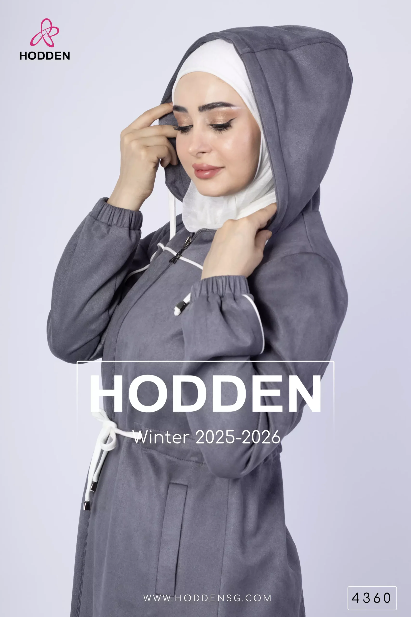 ⁦مانطو مخمل  مكلف ابيض - 4360⁩ - الصورة ⁦6⁩