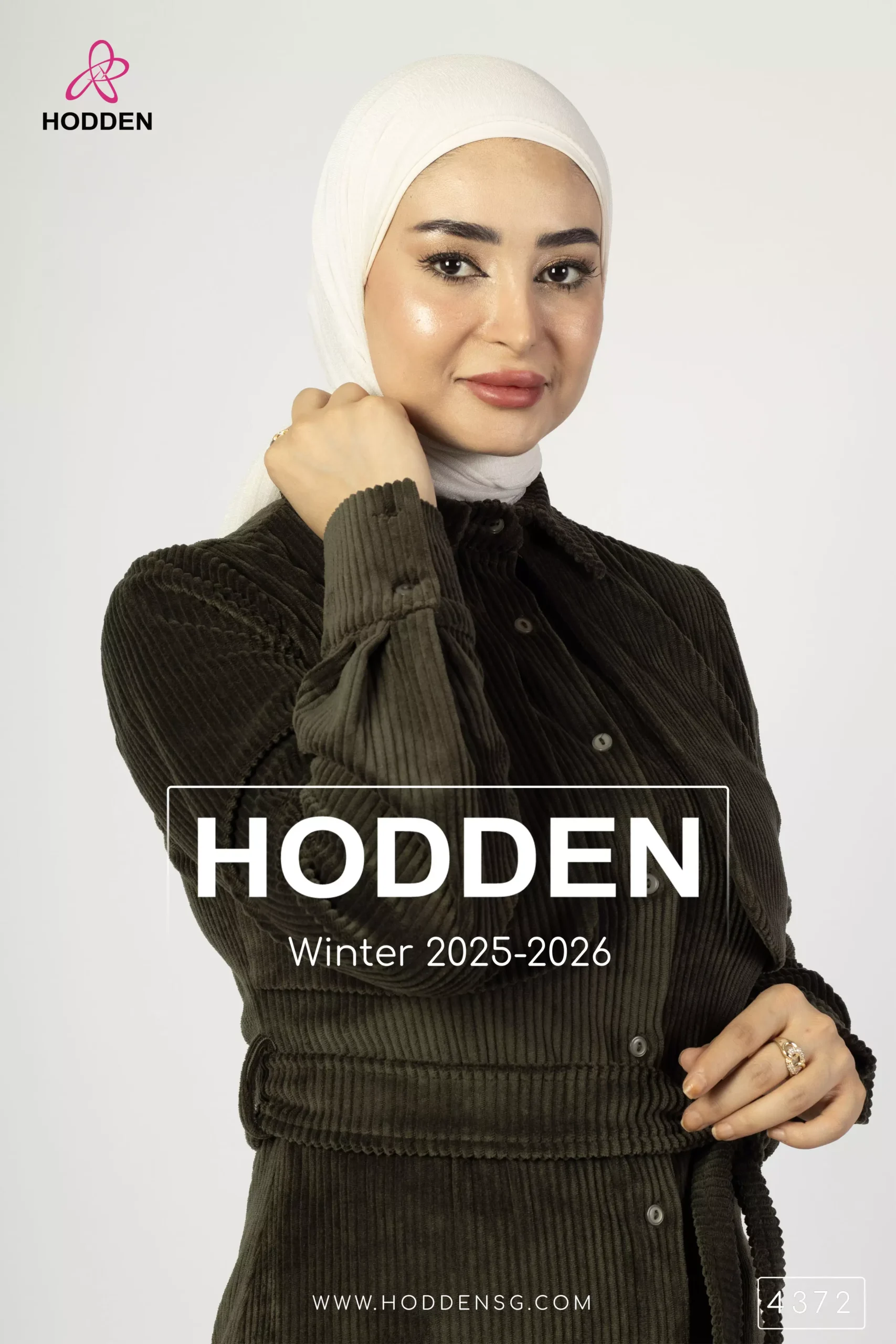 ⁦طقم مخمل محزز قطعتين - 4372⁩ - الصورة ⁦2⁩