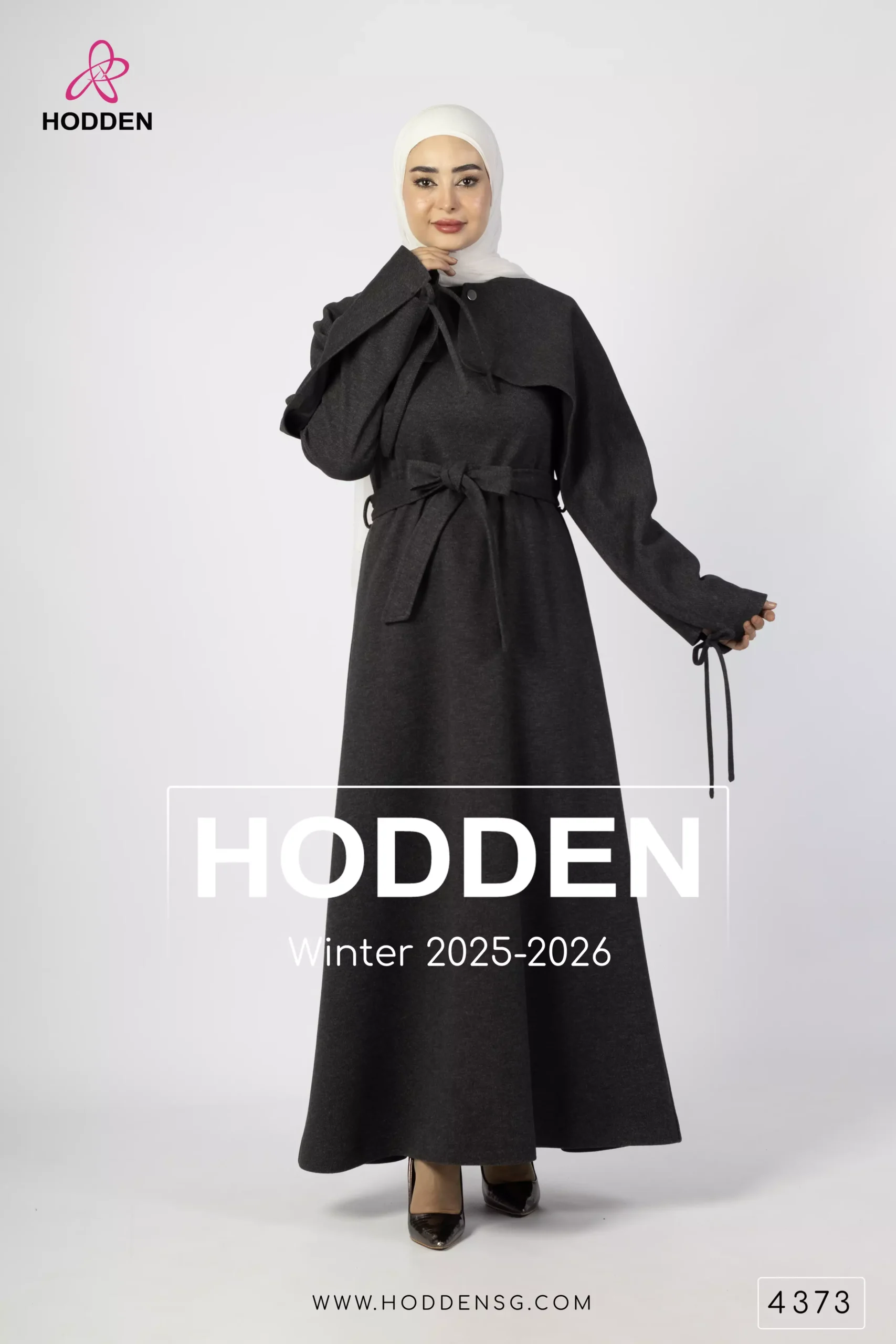 فستان جوخ ربطه - 4373