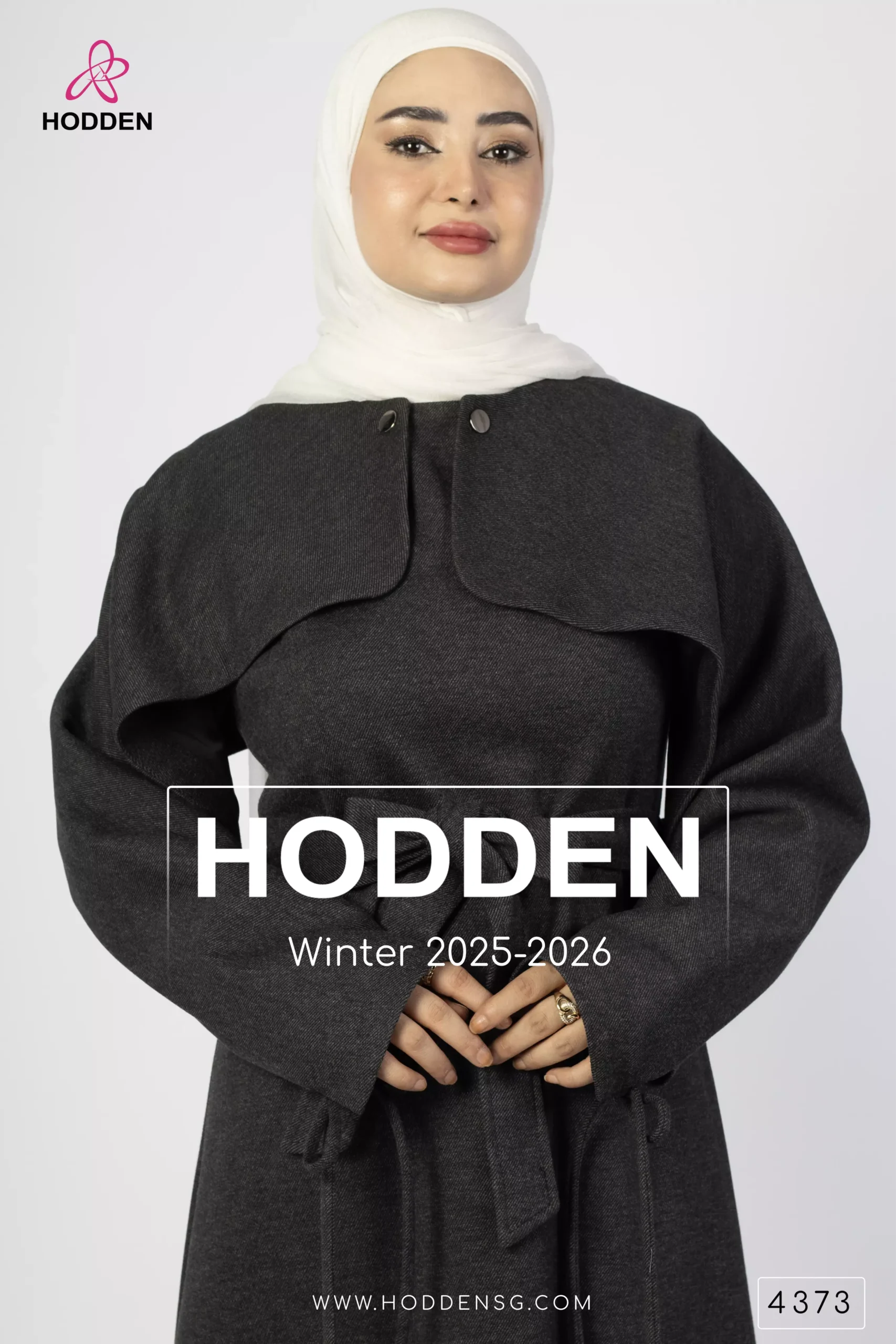 ⁦فستان جوخ ربطه - 4373⁩ - الصورة ⁦5⁩