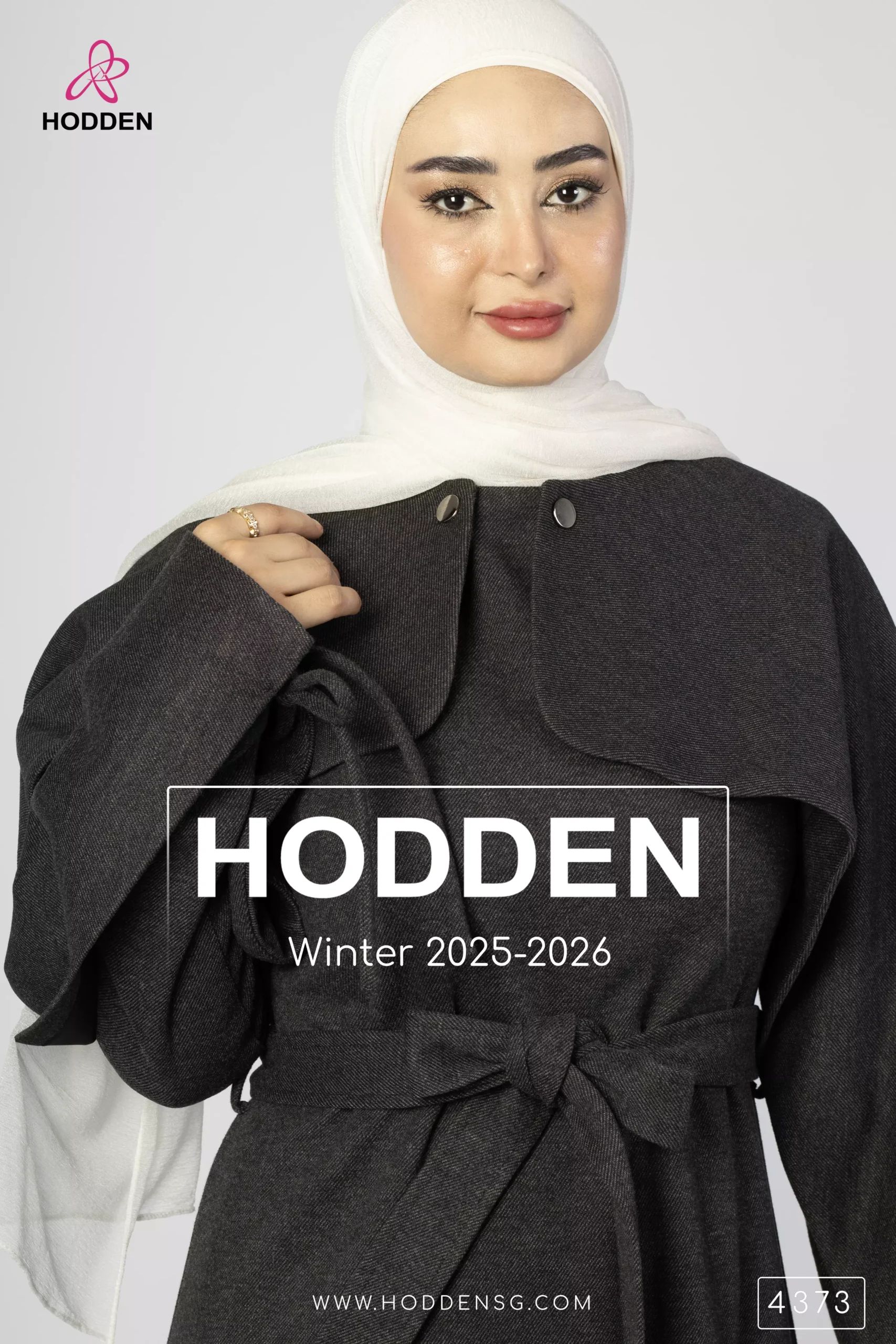 ⁦فستان جوخ ربطه - 4373⁩ - الصورة ⁦2⁩