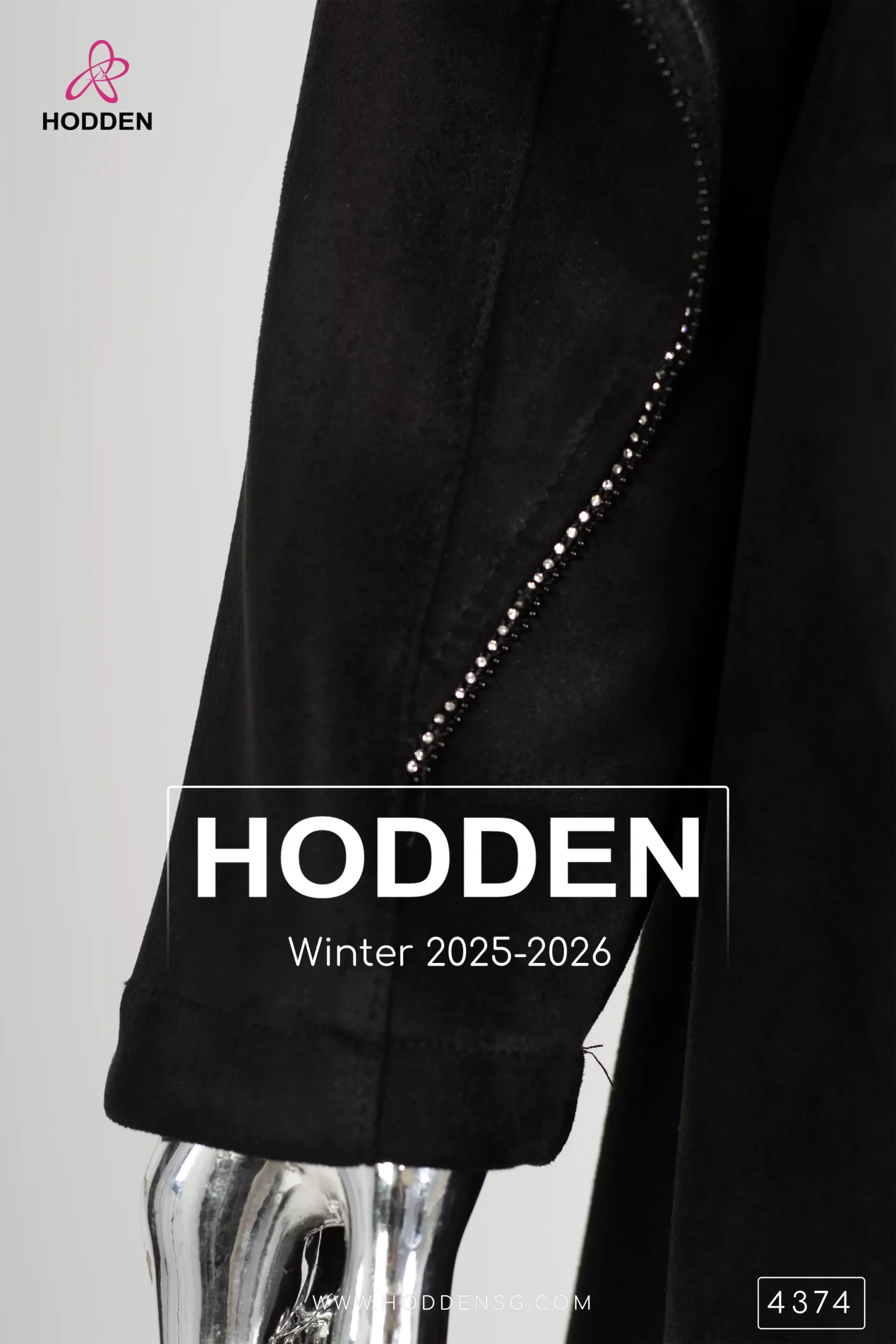 ⁦فستان سويد مع رده - 4374⁩ - الصورة ⁦5⁩