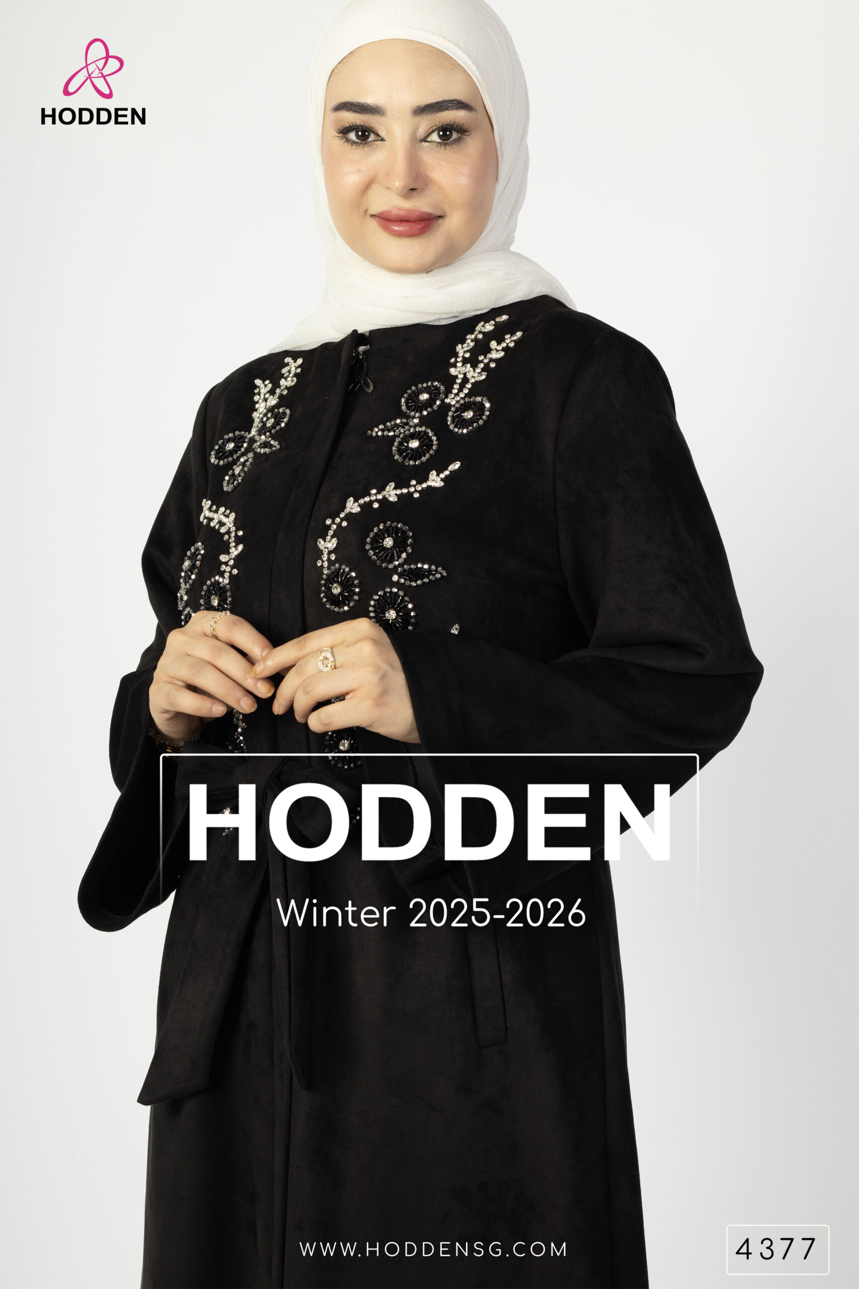 ⁦عباية مخمل شك صدر مع ظهر - 4377⁩ - الصورة ⁦6⁩