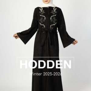 عباية مخمل شك صدر مع ظهر - 4377