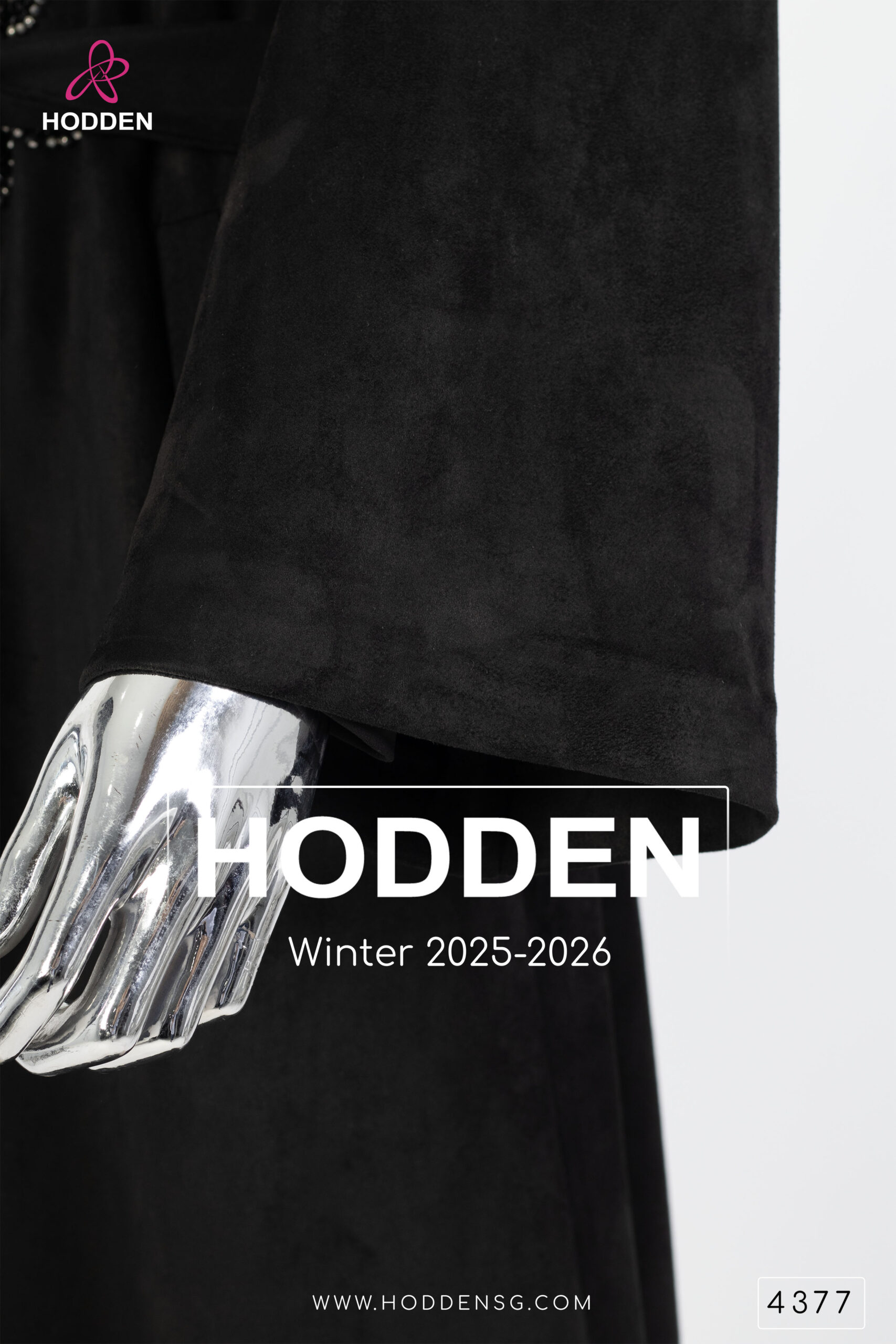 ⁦عباية مخمل شك صدر مع ظهر - 4377⁩ - الصورة ⁦8⁩