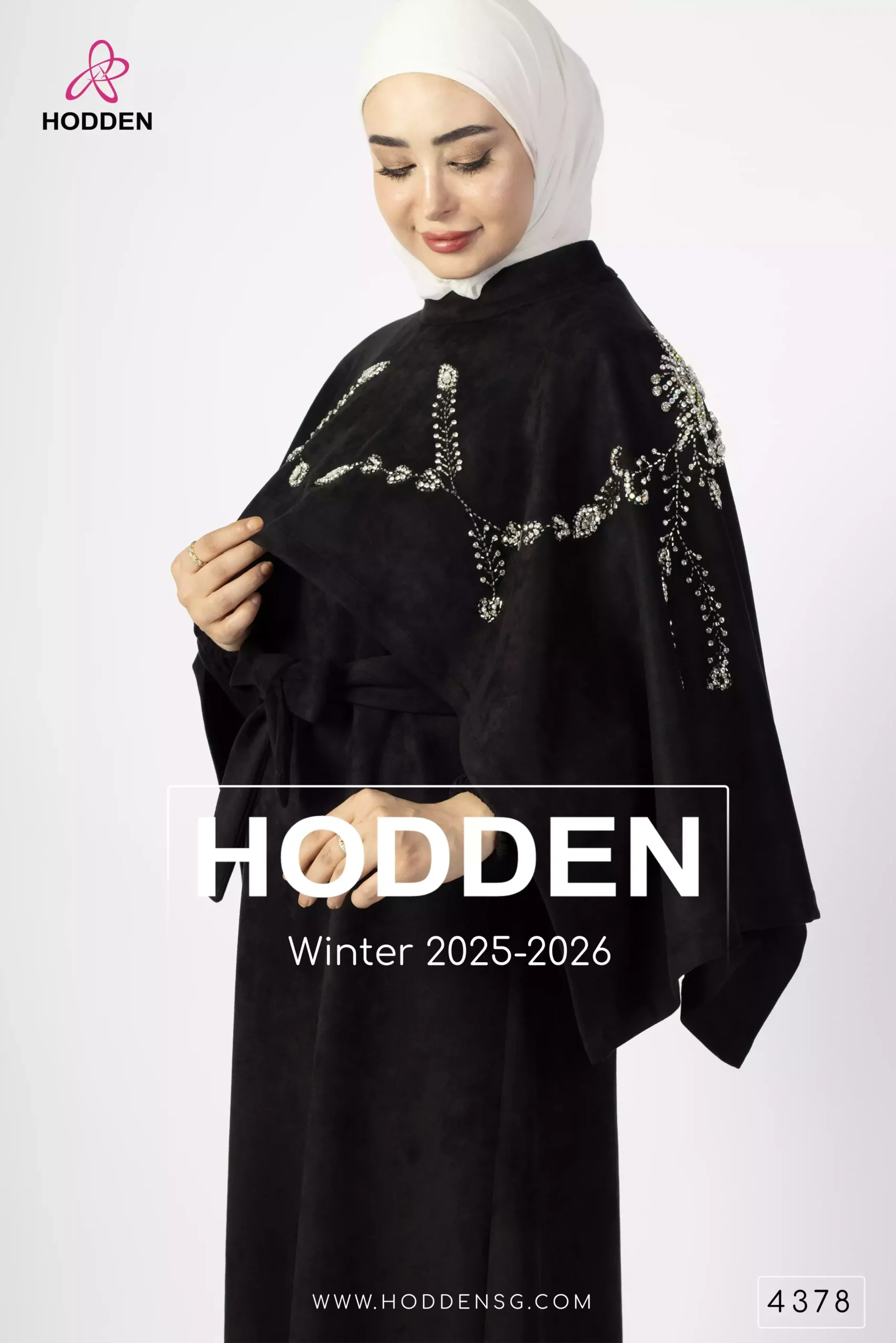 ⁦عابيه مخمل  مع كاب قصير شك - 4378⁩ - الصورة ⁦13⁩