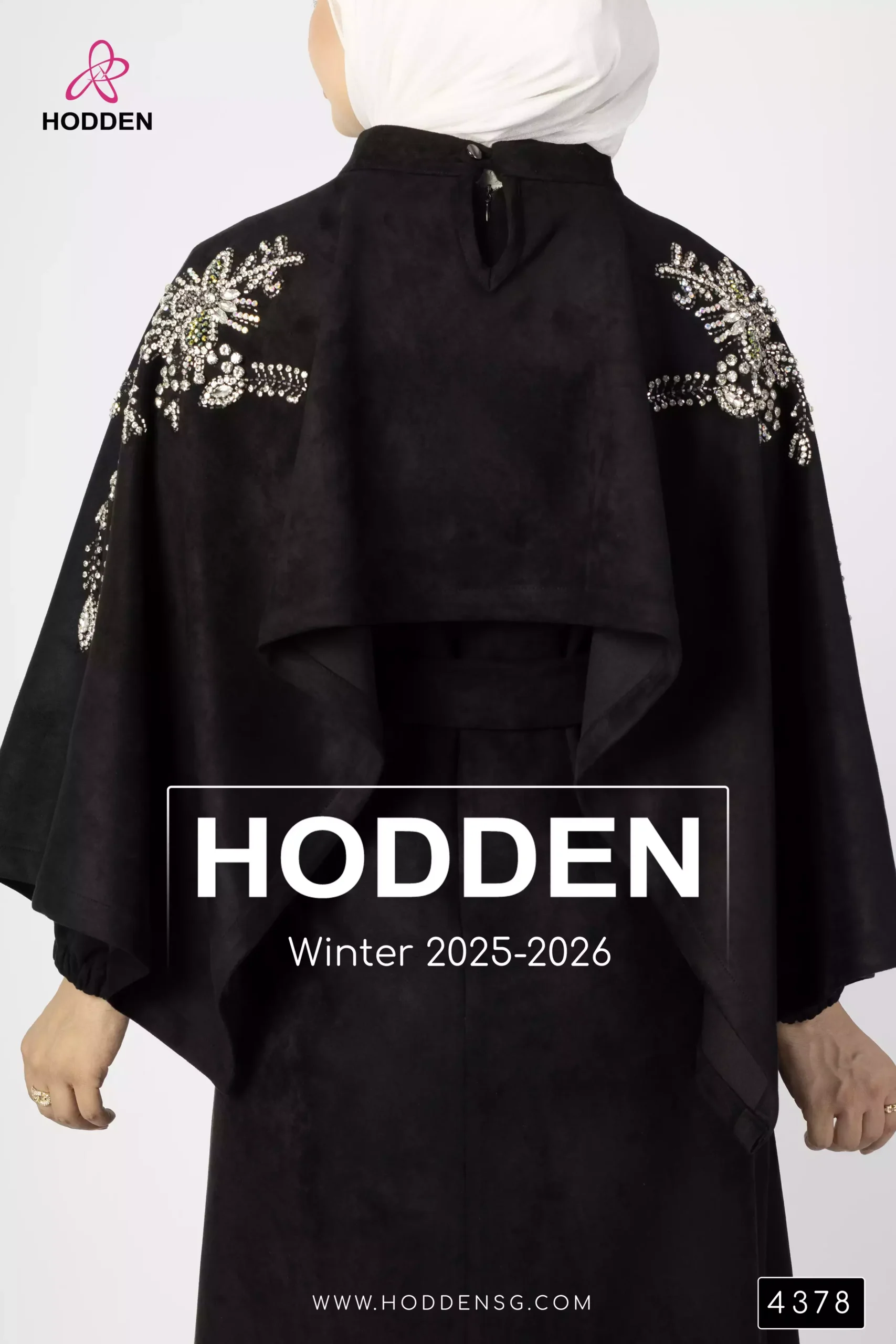 ⁦عابيه مخمل  مع كاب قصير شك - 4378⁩ - الصورة ⁦2⁩