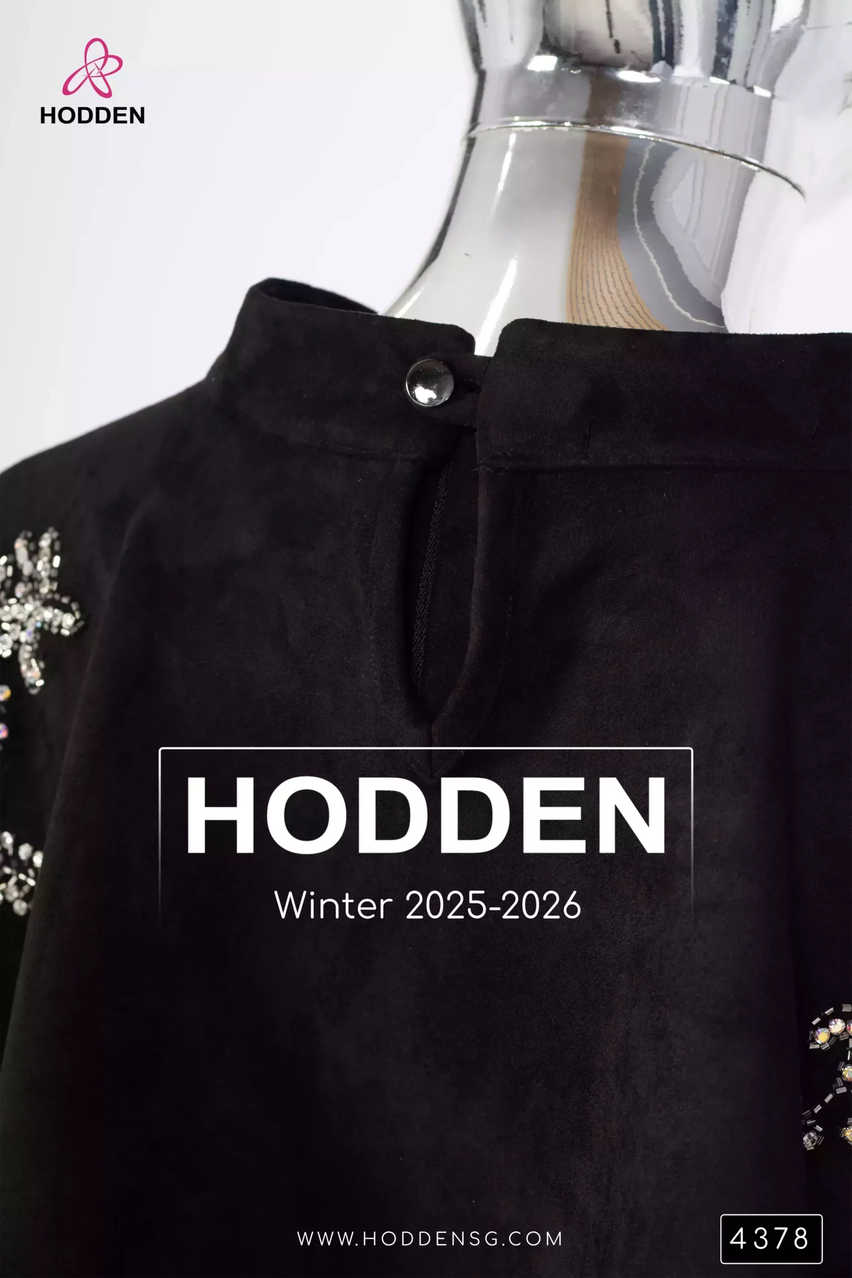 ⁦عابيه مخمل  مع كاب قصير شك - 4378⁩ - الصورة ⁦10⁩