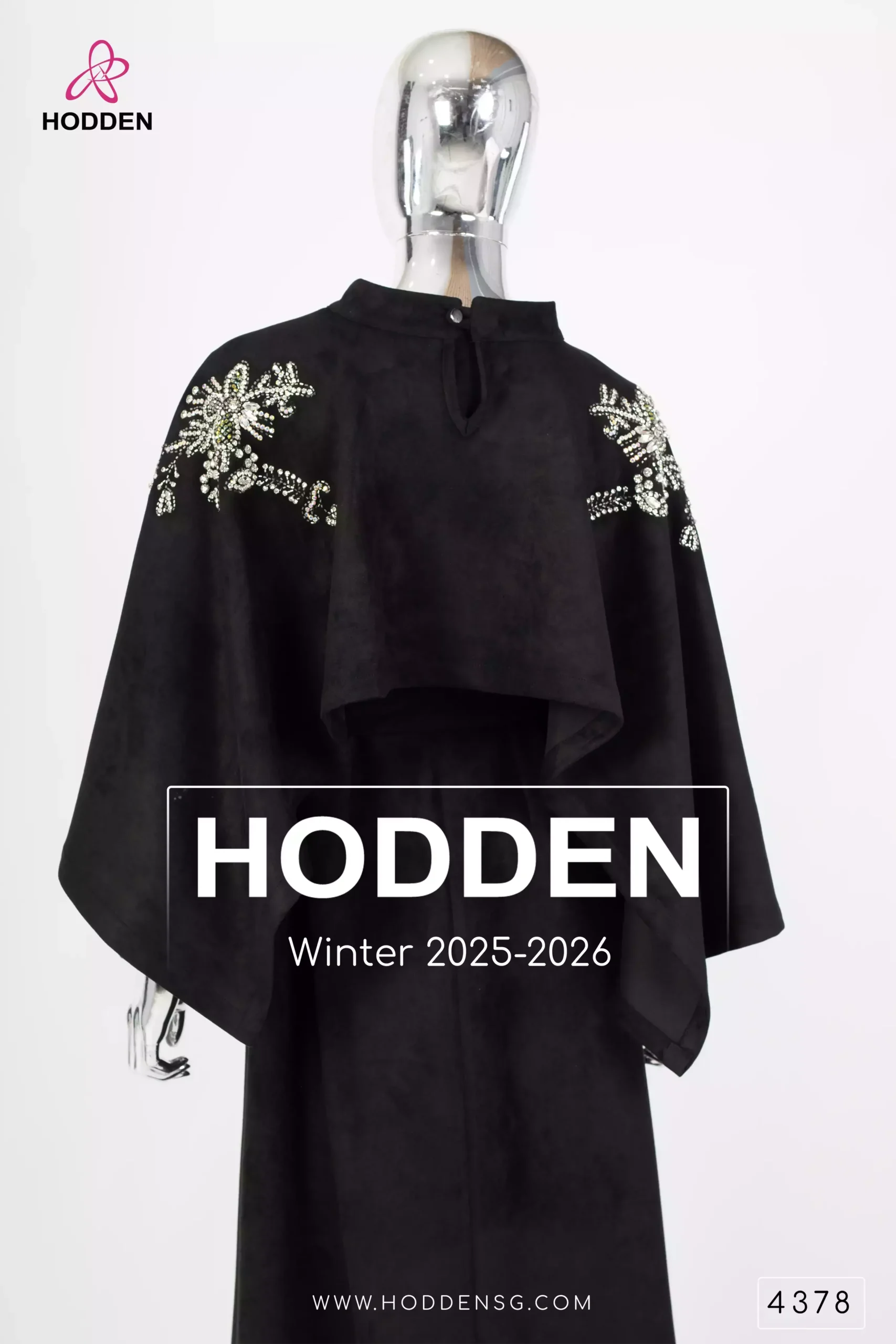 ⁦عابيه مخمل  مع كاب قصير شك - 4378⁩ - الصورة ⁦11⁩