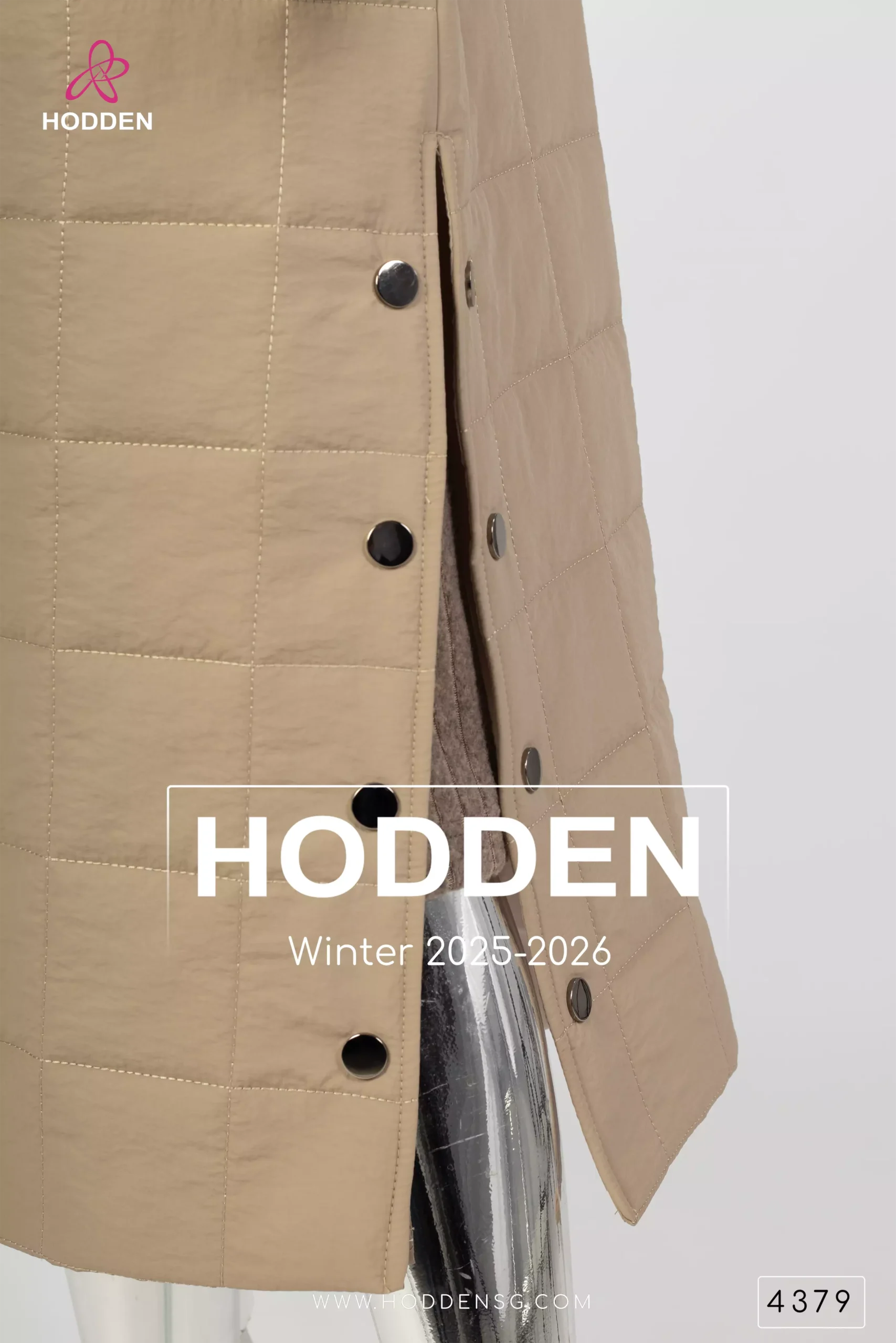 ⁦مانطو شتوي مع شال - 4379⁩ - الصورة ⁦8⁩