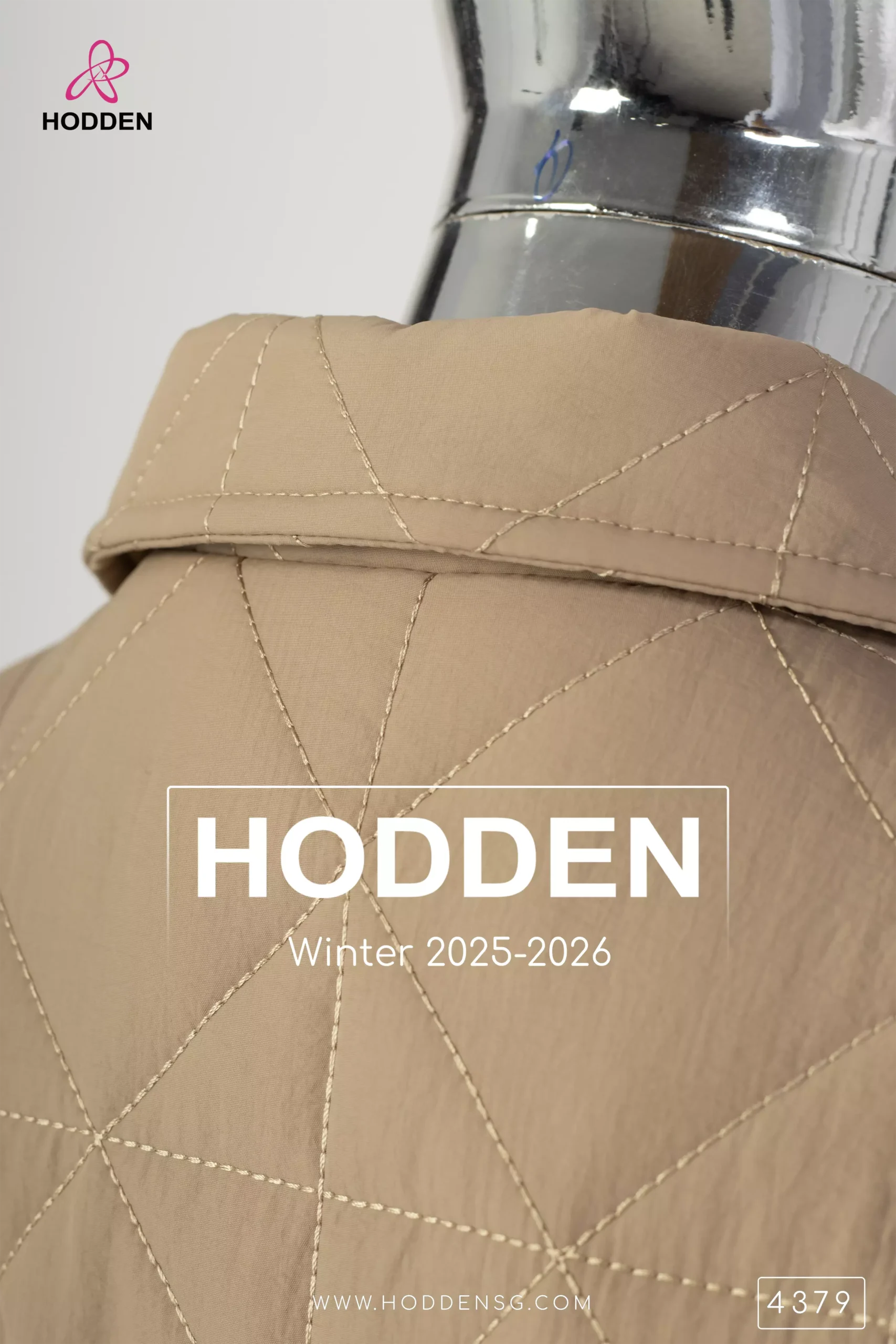 ⁦مانطو شتوي مع شال - 4379⁩ - الصورة ⁦7⁩