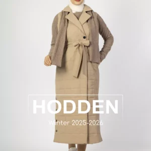 مانطو شتوي مع شال - 4379