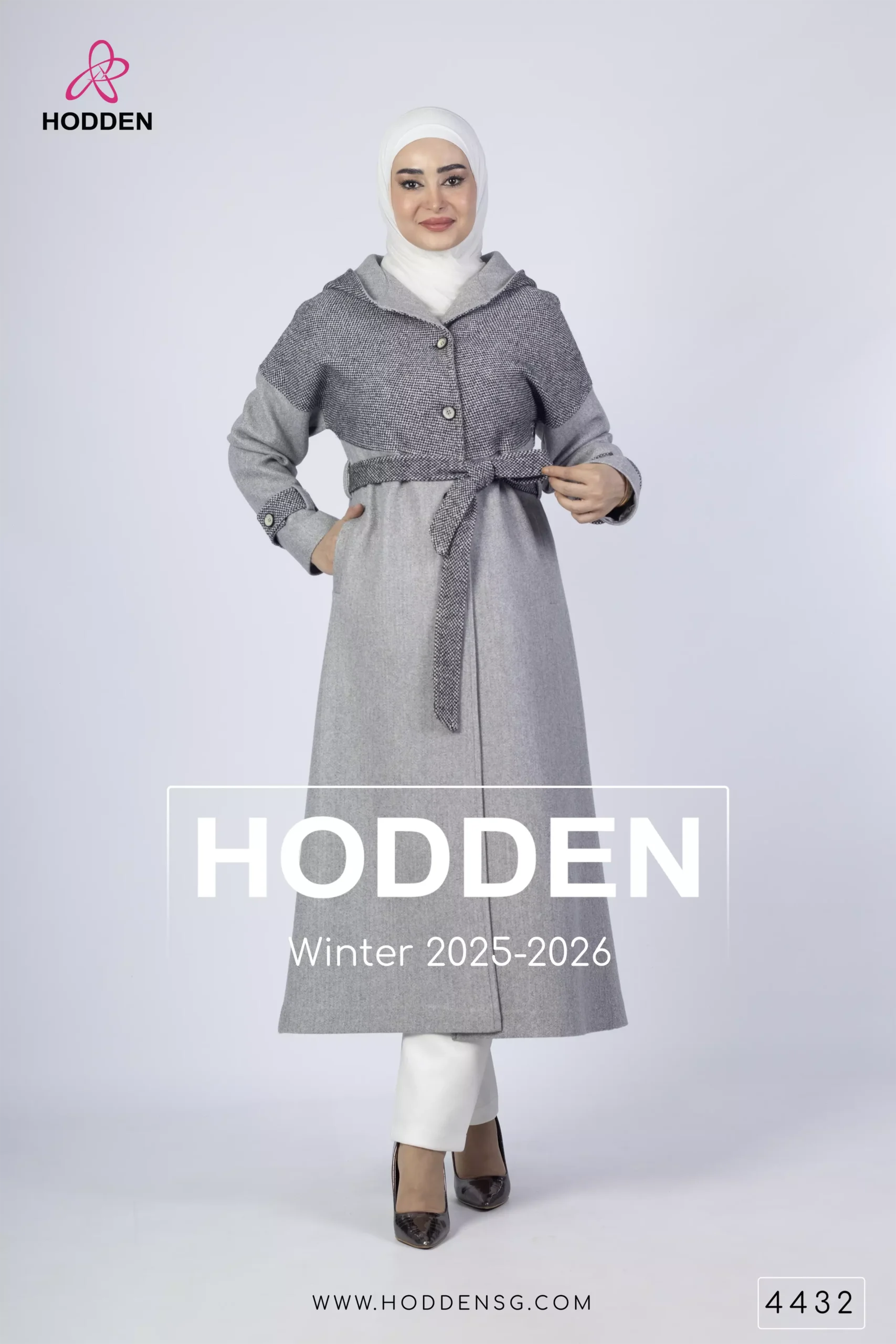 مانطو جوخ مع بوكله  - 4432