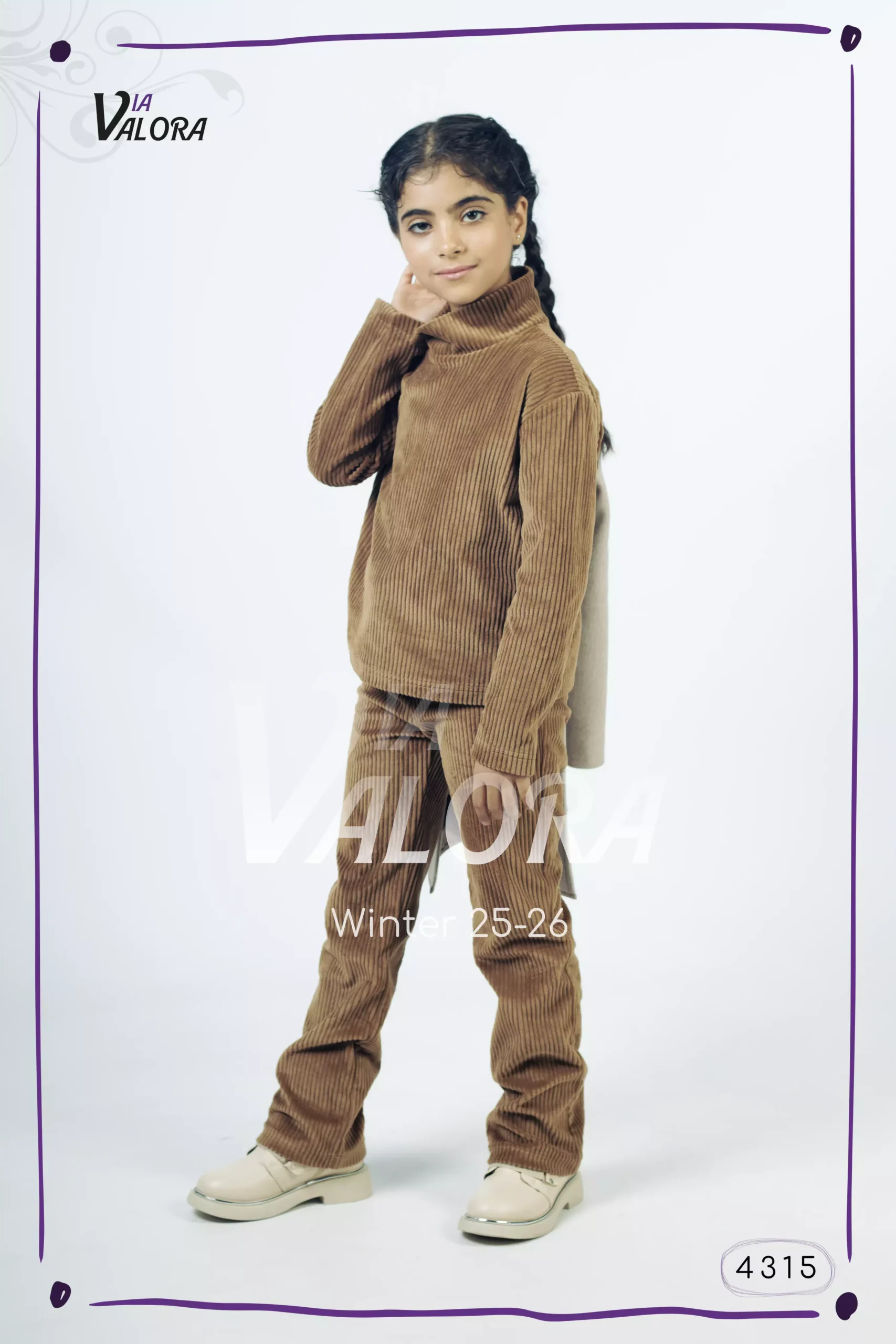 ⁦طقم بناتي 3 قطع – جوخ – طول 80 سم - 4315⁩ - الصورة ⁦8⁩