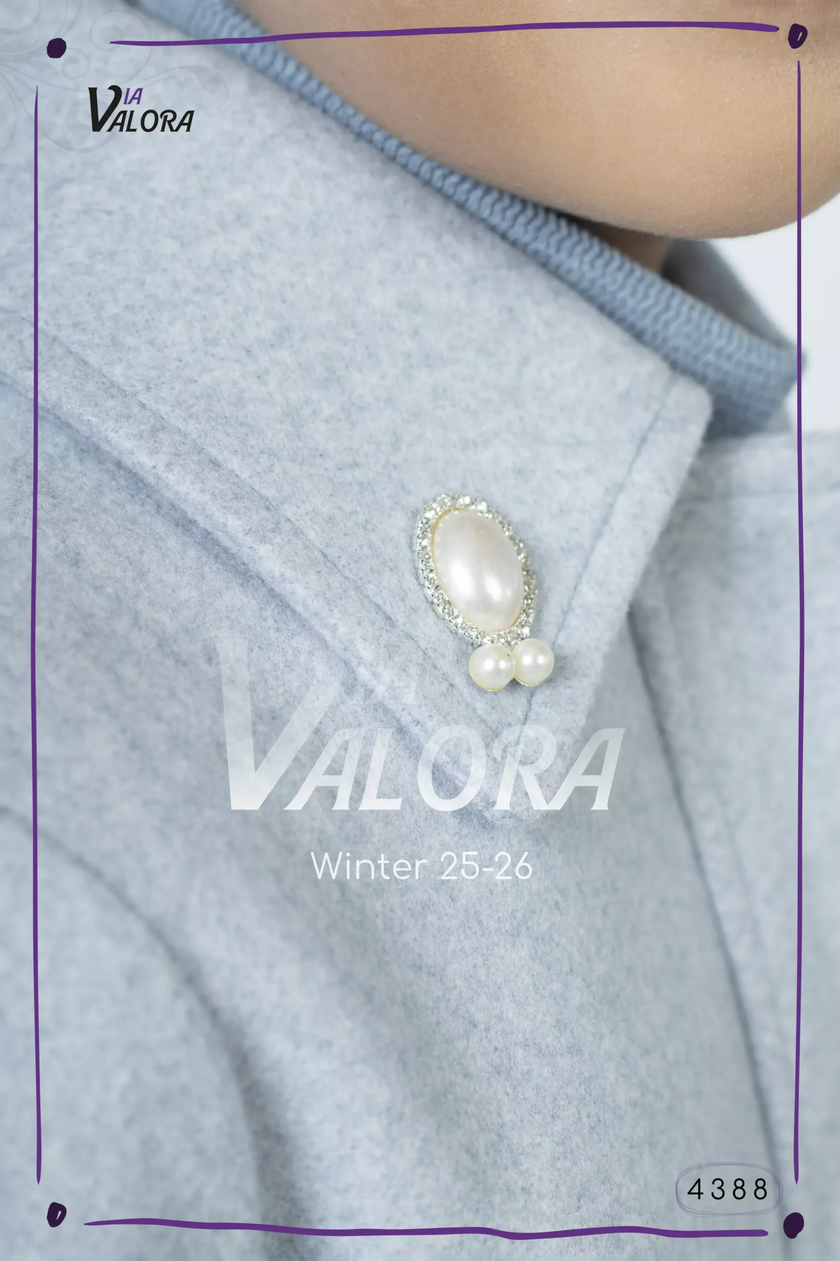 ⁦طقم بناتي 3 قطع – جوخ – طول 80 سم - 4388⁩ - الصورة ⁦7⁩